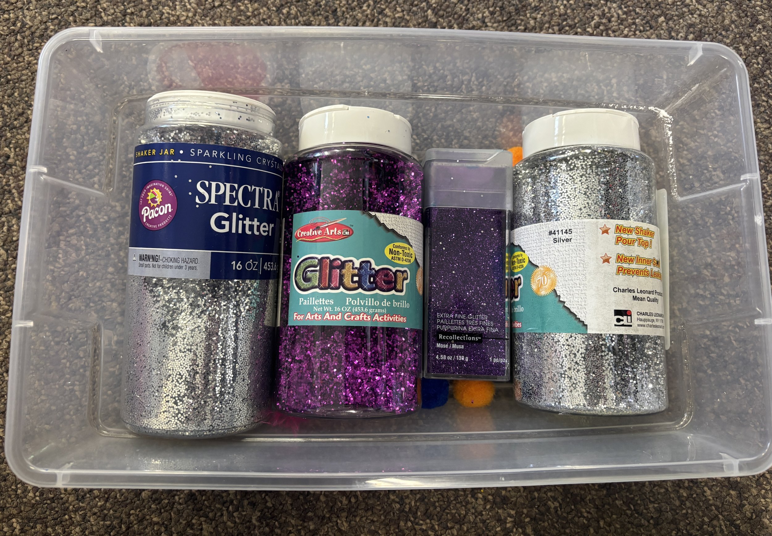 Glitter - Various size, Multi Color