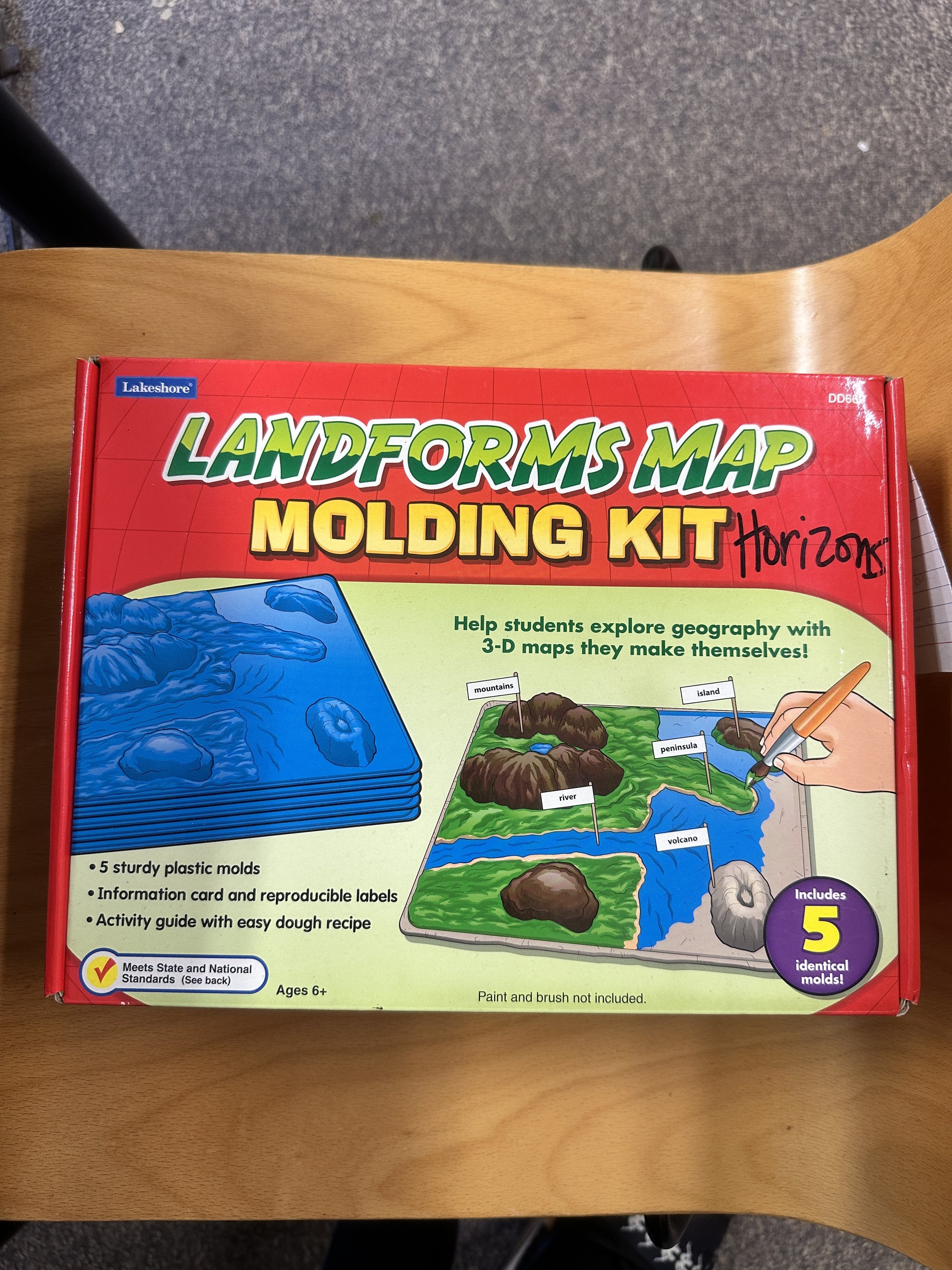 Landforms Map Molding Kit