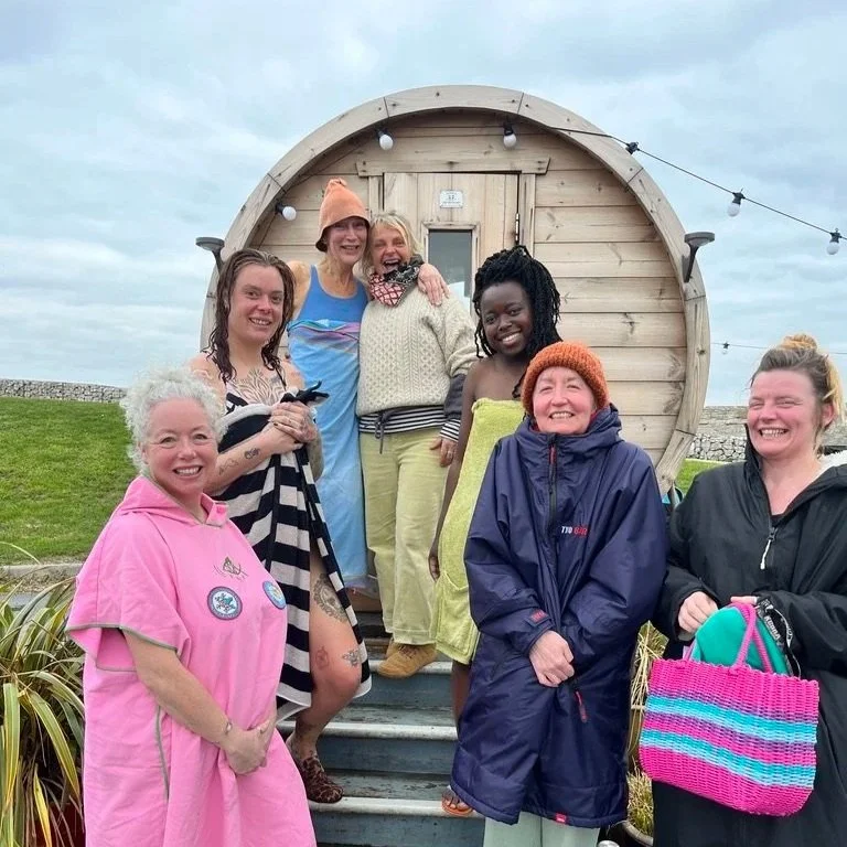 Beautiful Island Sauna, Portland, Dorset Tour Jan 2025