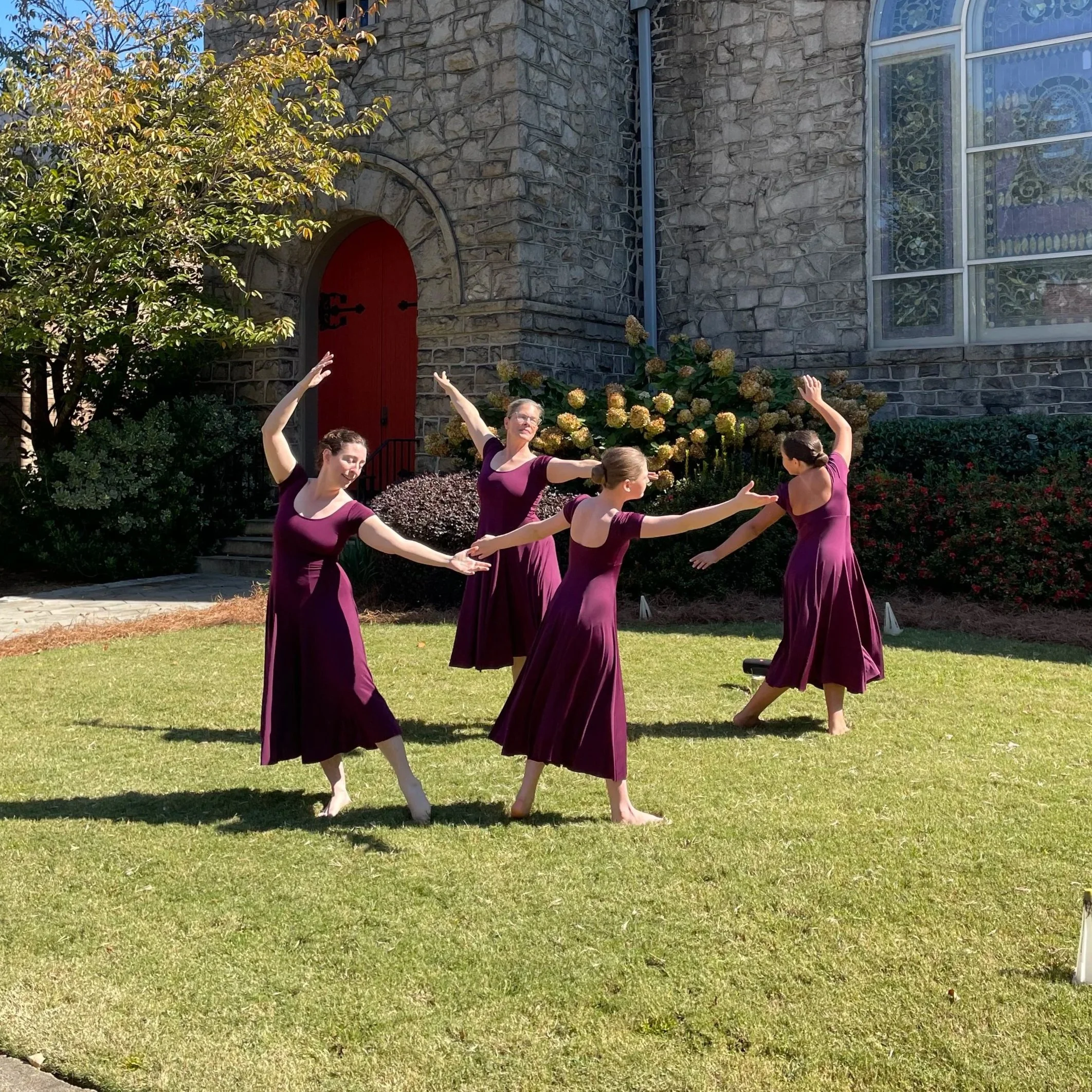 Dancing at the Inman Park Wine Stroll