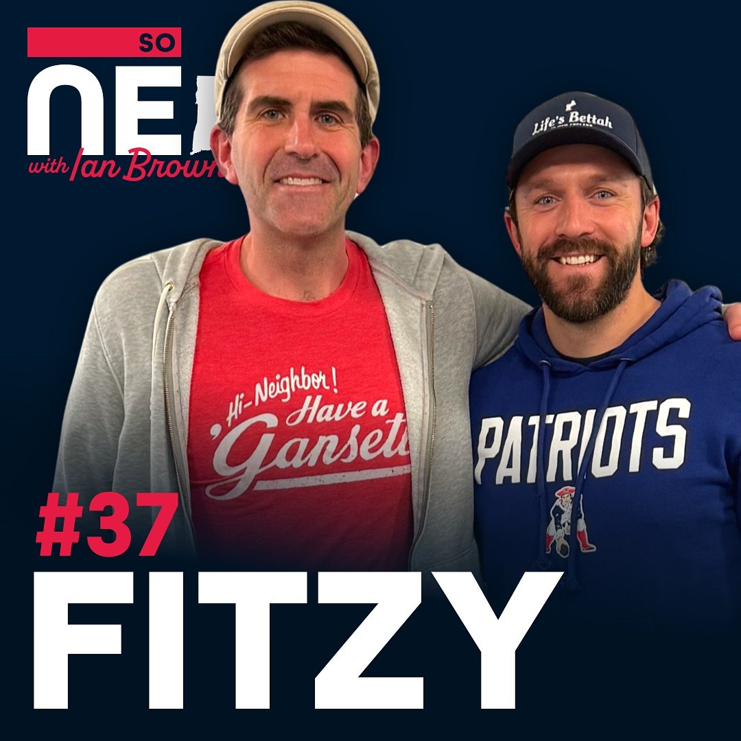🎧 Just dropped: Episode 37 of the So New England Podcast featuring the incomparable Fitzy! From his film school beginnings to becoming a driving force in NE sports fandom, hear what makes this legend tick. If you love New England sports, this one&rs