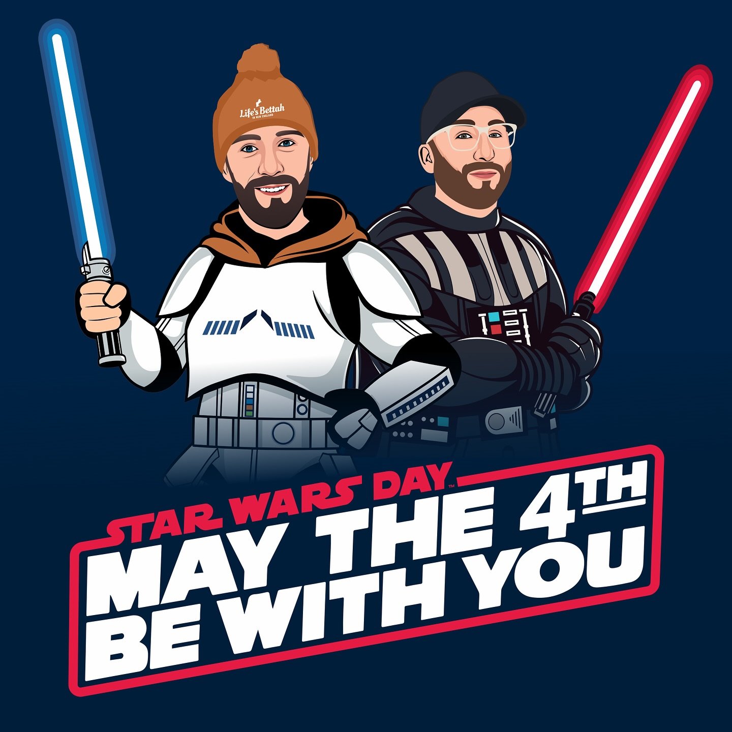 For all our fellow Star Wars lovers, as the post says “May the 4th be with you” a year in the books since we last posted this image and what a year it has been! Thank you all for your ongoing support we couldn’t have done it without
