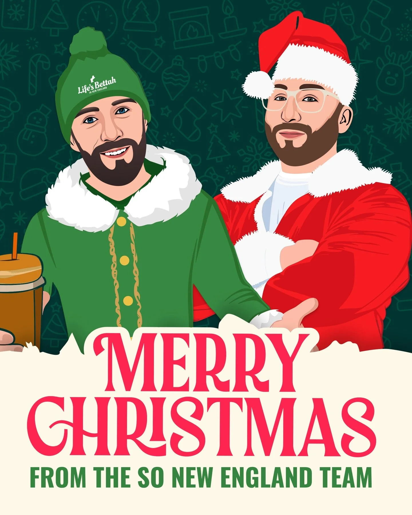 Merry Christmas from the So New England Team, and remember folks Christmas is Bettah in New England! 

What was your favorite gift growing up?!