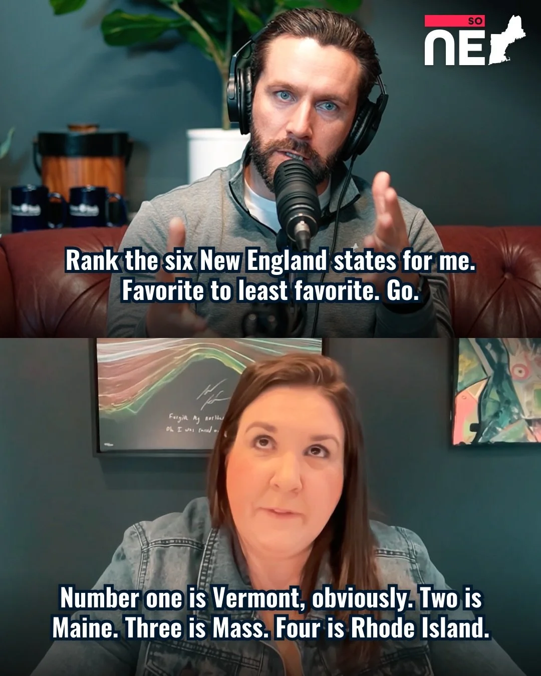 Erin from @travelikealocalvt stopped by to share her official New England State rankings and it&rsquo;s a spicy one 🔥 

Do you agree with her list? Drop your official state rankings in the comments below! 👇

🎧 Episode 83 is streaming NOW! Hit the 
