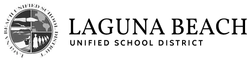 Logo of the United School District, featuring a seal with a flag, a group of people, and a landscape.