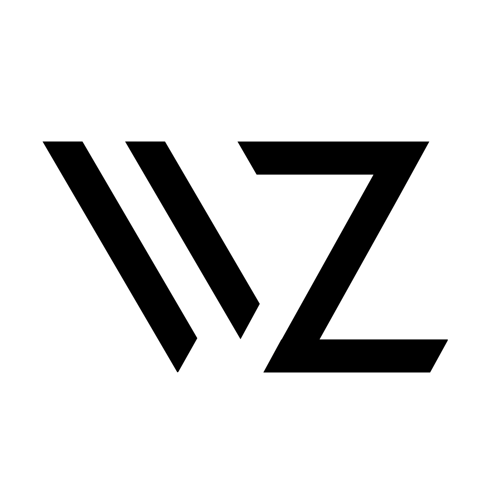 Black background with the stylized, wireframe outline of a diamond shape in the center.