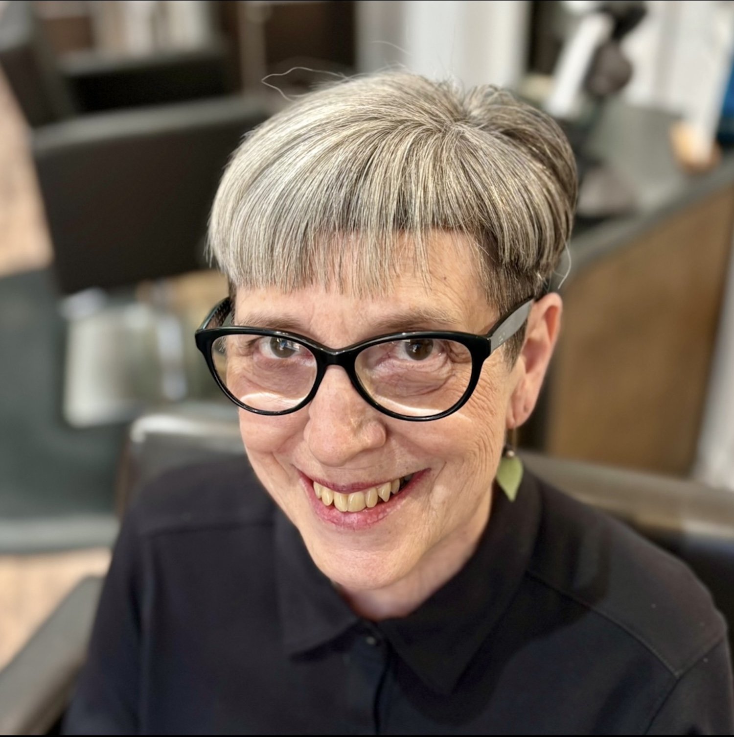 precision haircut sassoon mature cut