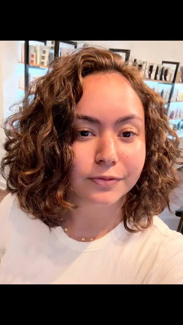 Curly hair transformation! We did all the things to this beauty for a curl refresh! #raleigh #raleighhairstylist #raleighnc #raleighcurls #raleighhairsalon #curlyhair #raleighcurlspecialist #curlayage