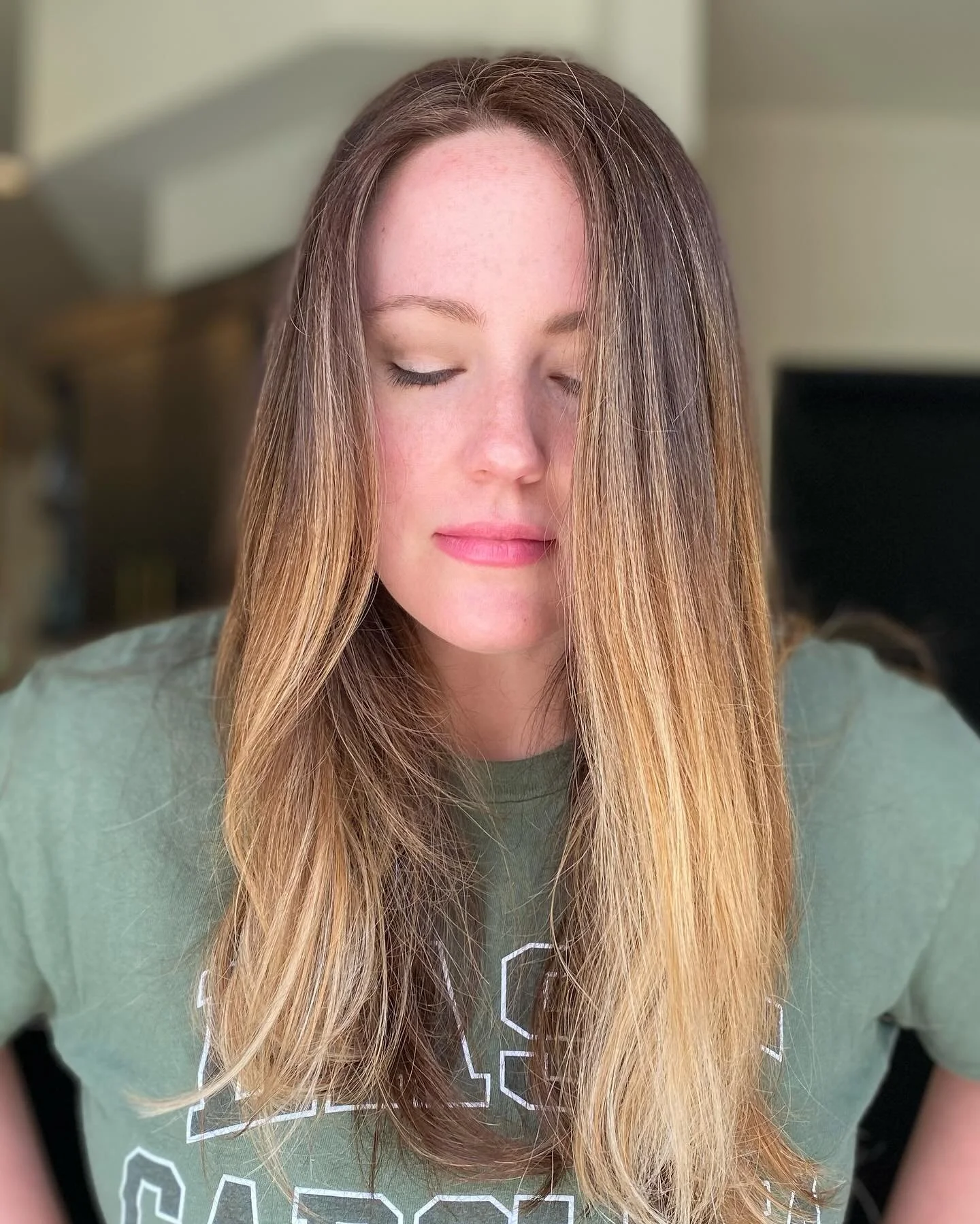It&rsquo;s a nice day for a balayage refresh! @samuelcolesalon #balayage #raleighbalayage #wella #raleighhairstylist #raleigh