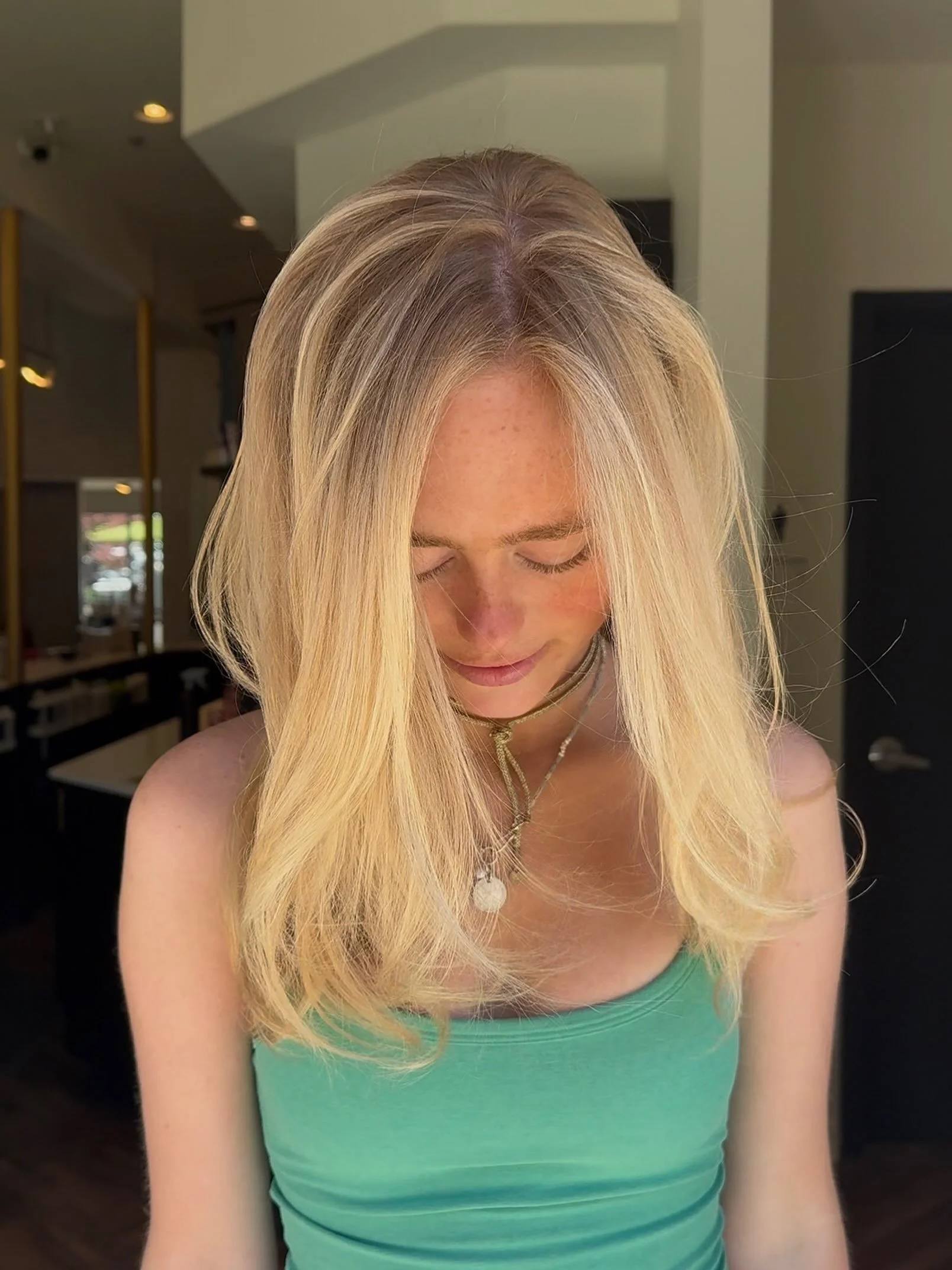 Been a while since I posted! I couldn&rsquo;t not share this one. We did all the things on this beauty. #balayage #airtouch #tipout #blonde @elleryferguson_