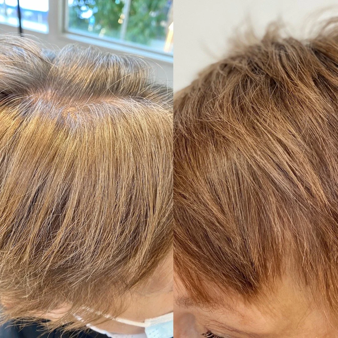 demi color gray blending