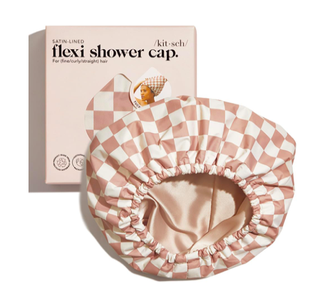 satin lined shower cap