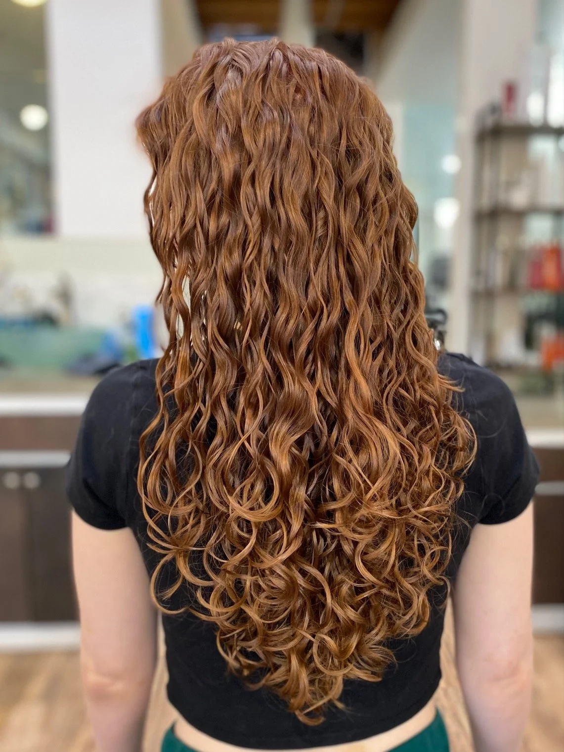 red hair curly