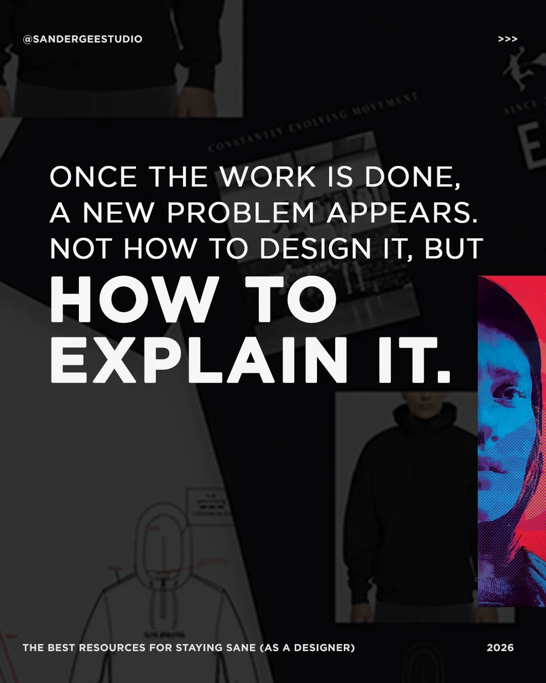 Design isn&rsquo;t weak because your work is bad.
It becomes weak when the explanation sounds like a personal preference instead of intention.

Whether I&rsquo;m working with global brands or teaching students, this is the shift that changes everythi