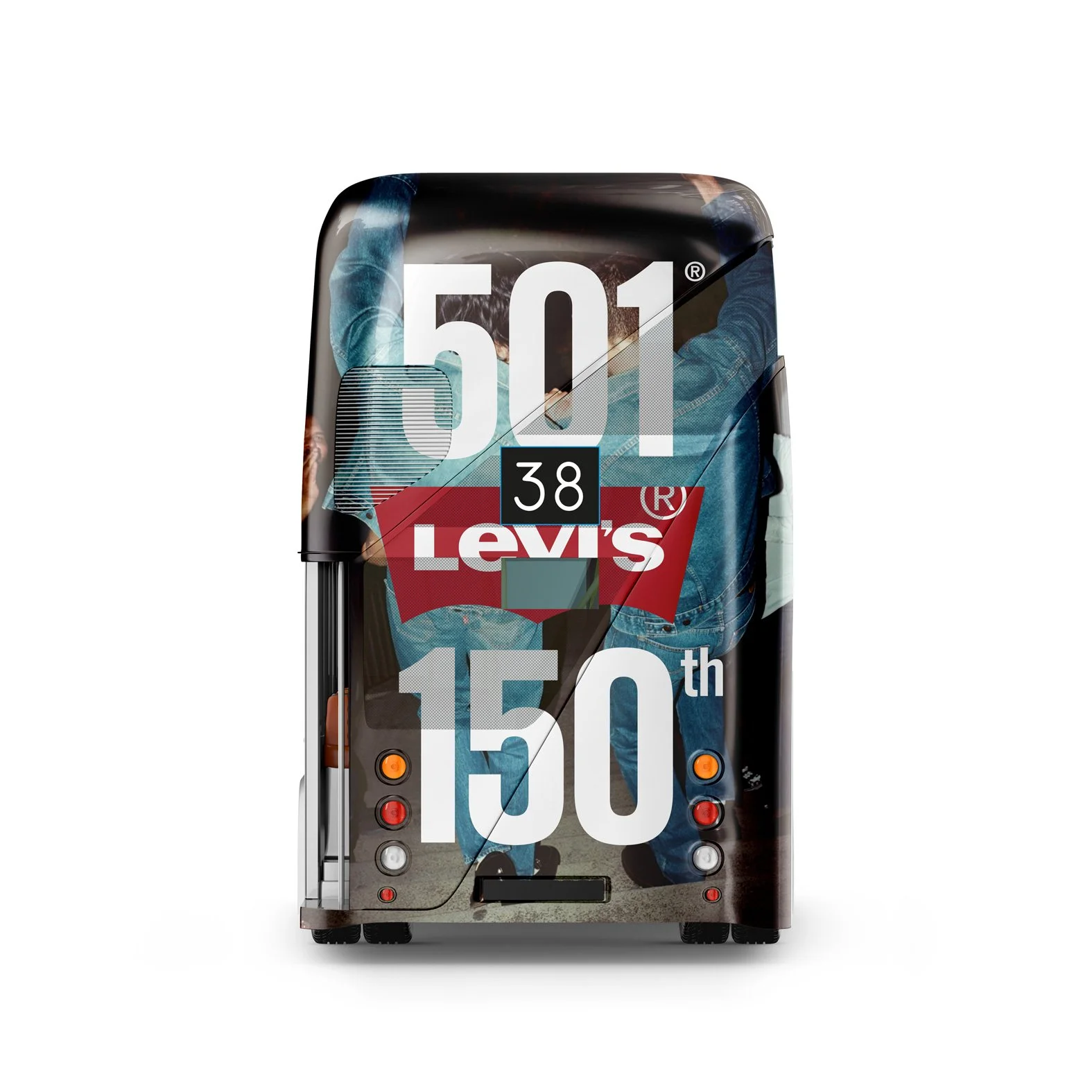 Levis London Bus 501 Levi's 150th Sander gee Studio