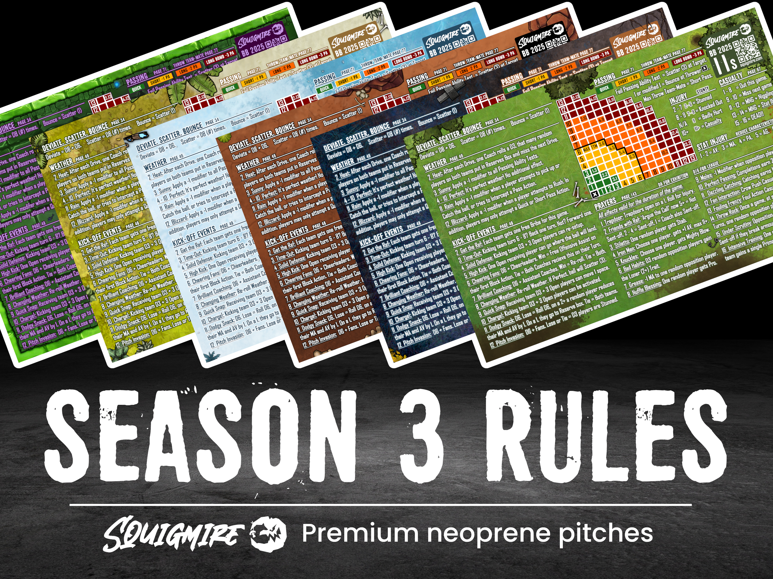 Season 3 Rules Pads