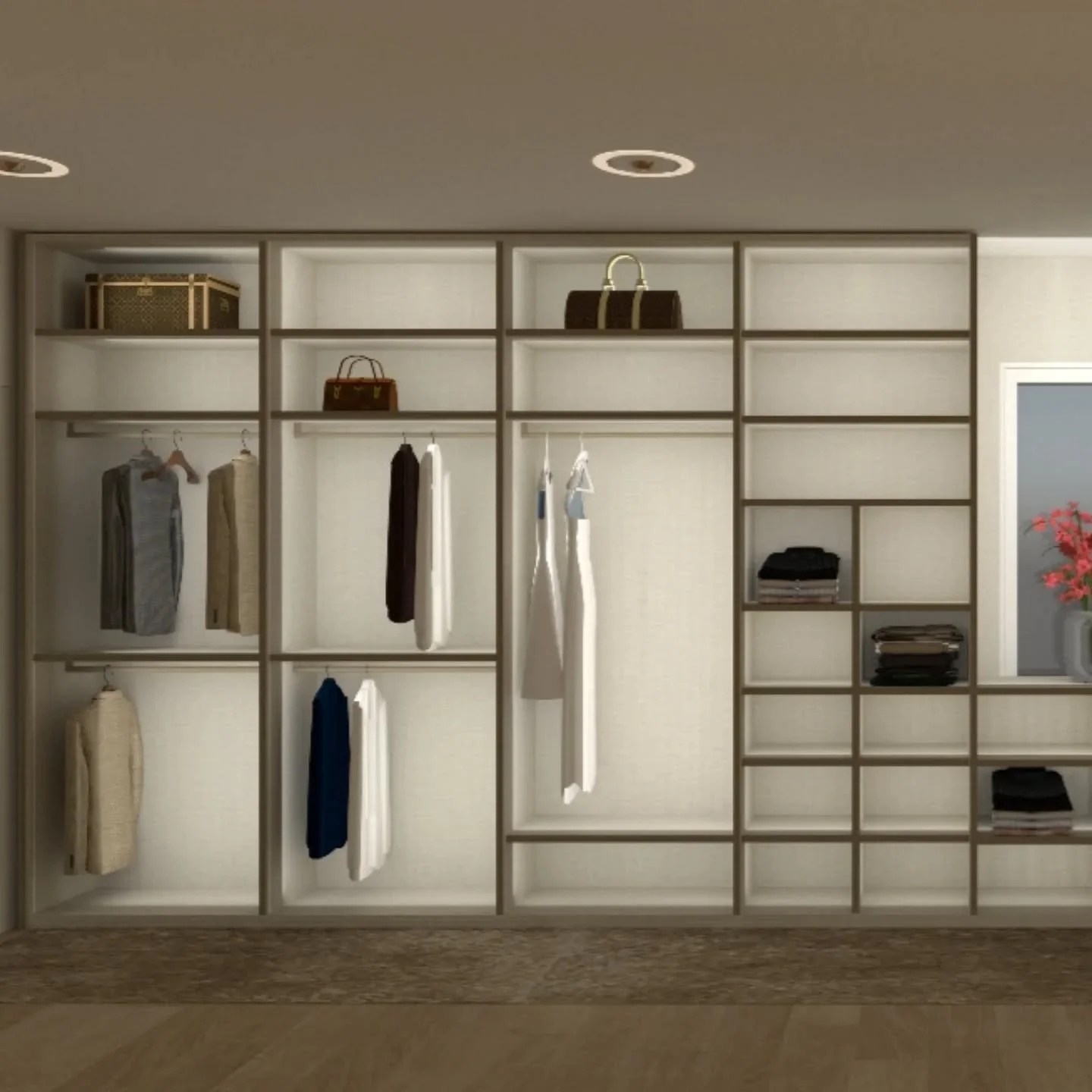 Dressing sur mesure 

#interirordesign #designinteriores #dressingsurmesure #amenagementsurmesure #architectureinterieure