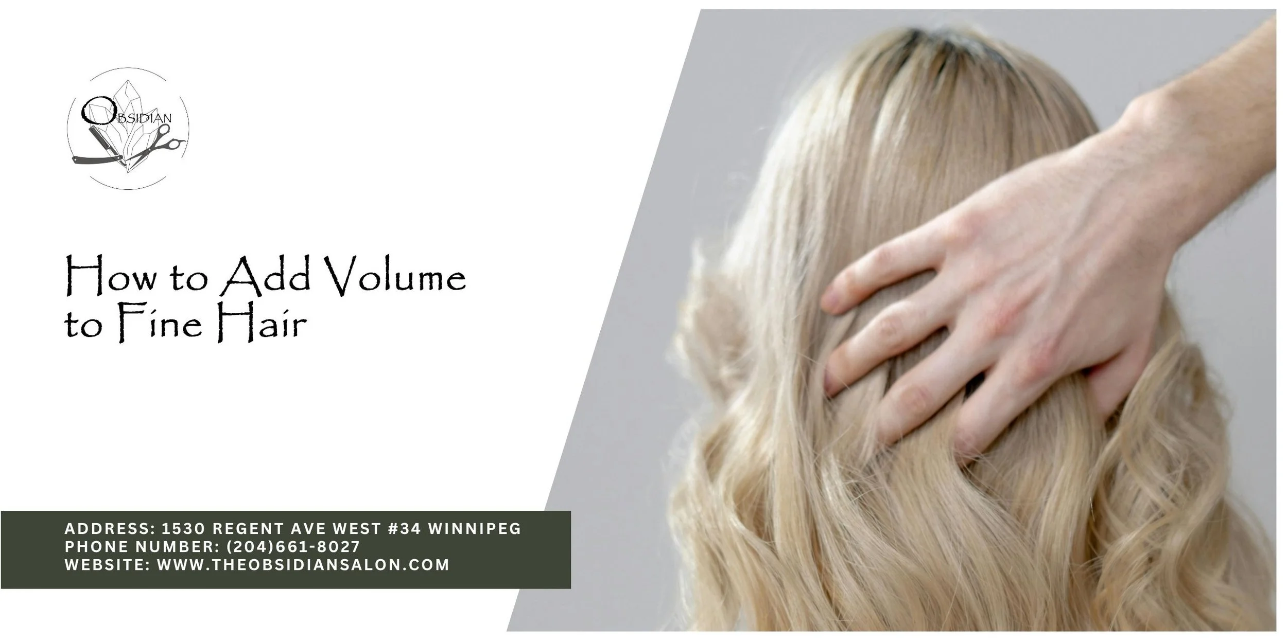 how to add volume to fine hair