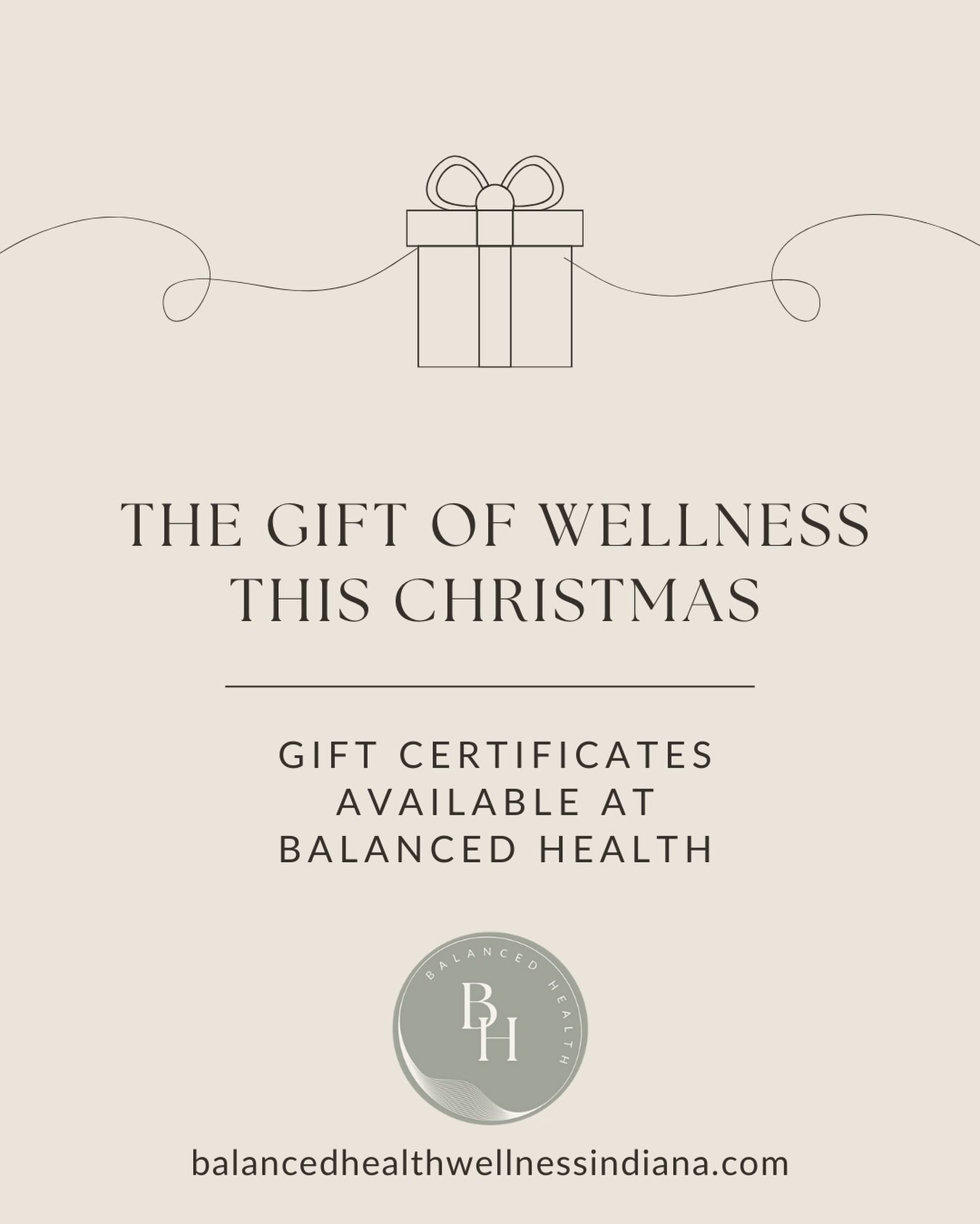 Looking for a meaningful Christmas gift&mdash;one that truly cares for the people you love? 🎄✨

A Balanced Health Gift Certificate is a beautiful way to give rest, renewal, and support this Christmas. It&rsquo;s a gift that meets your loved one exac