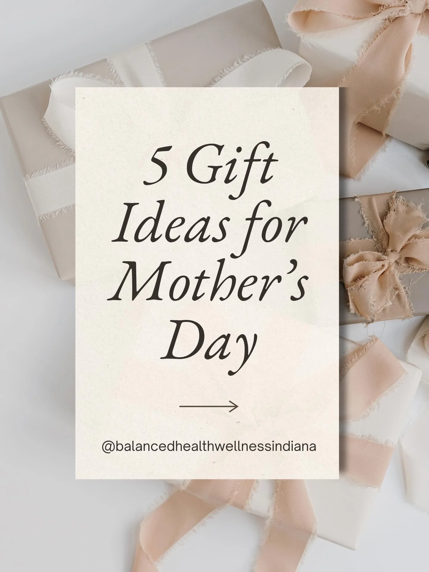 Mother&rsquo;s Day is coming&hellip; and this is your reminder to give her something she actually needs 🤍

Not just another gift&hellip;
But time to breathe.
Time to rest.
Time to feel like herself again.

Here are a few thoughtful ways to love on h