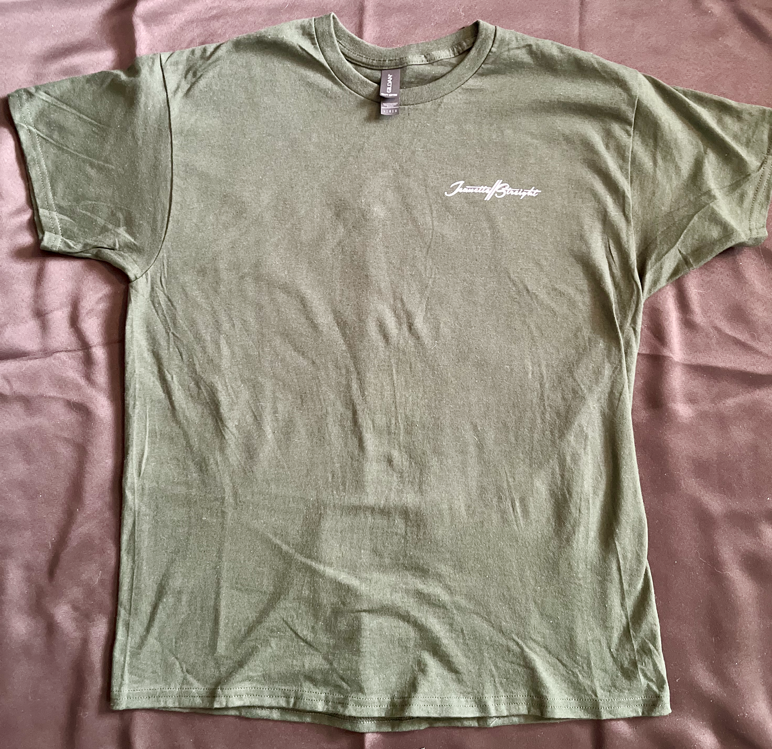 Jeanette // Streight Forest Green T-Shirt