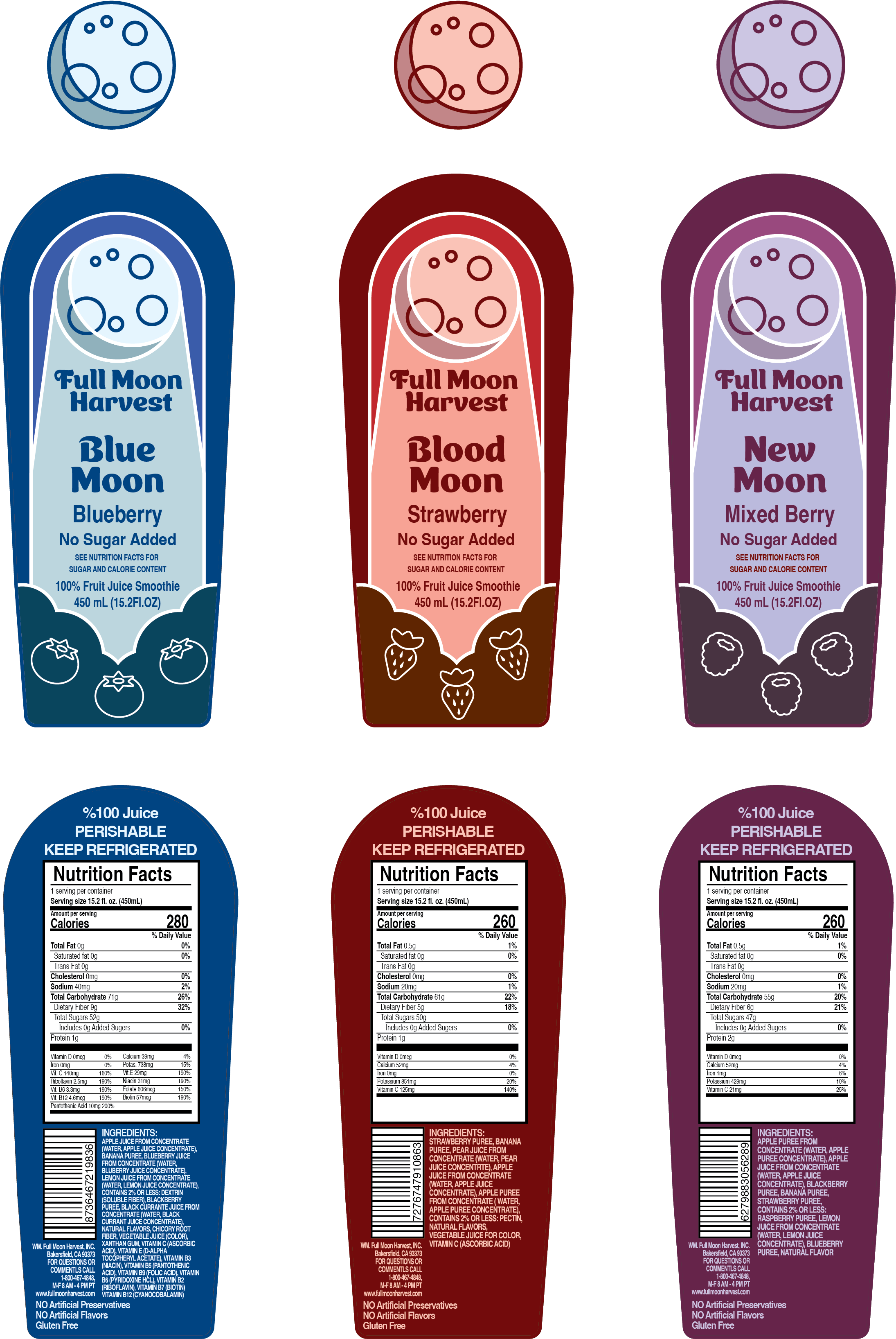 A label for an imaged drink company.