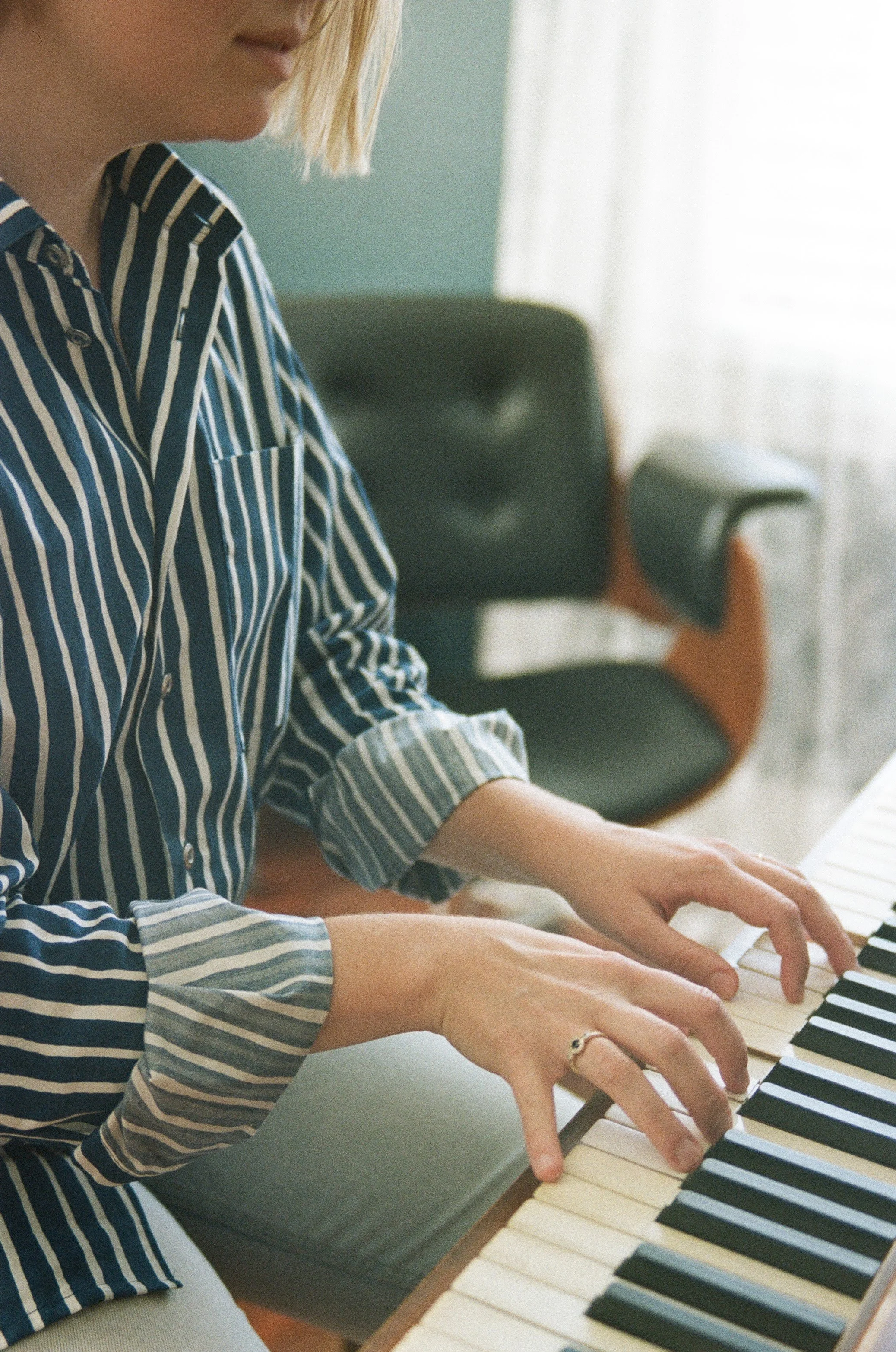 Learning to play piano