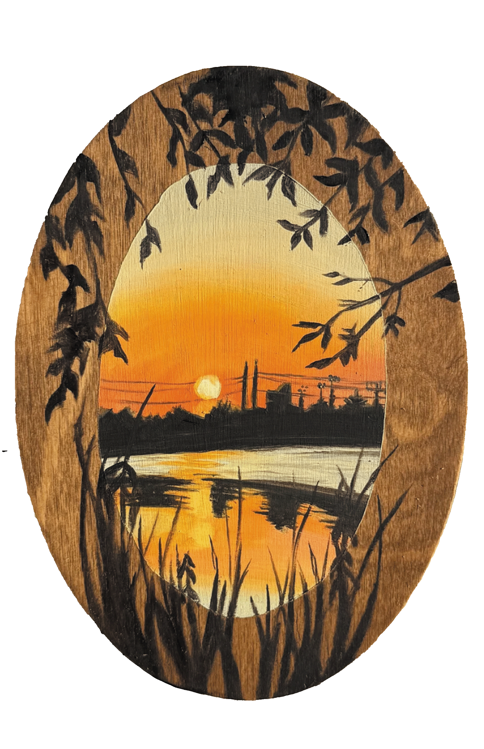 Window to Texas No. 10 (2025)
Oil on wood panel 
