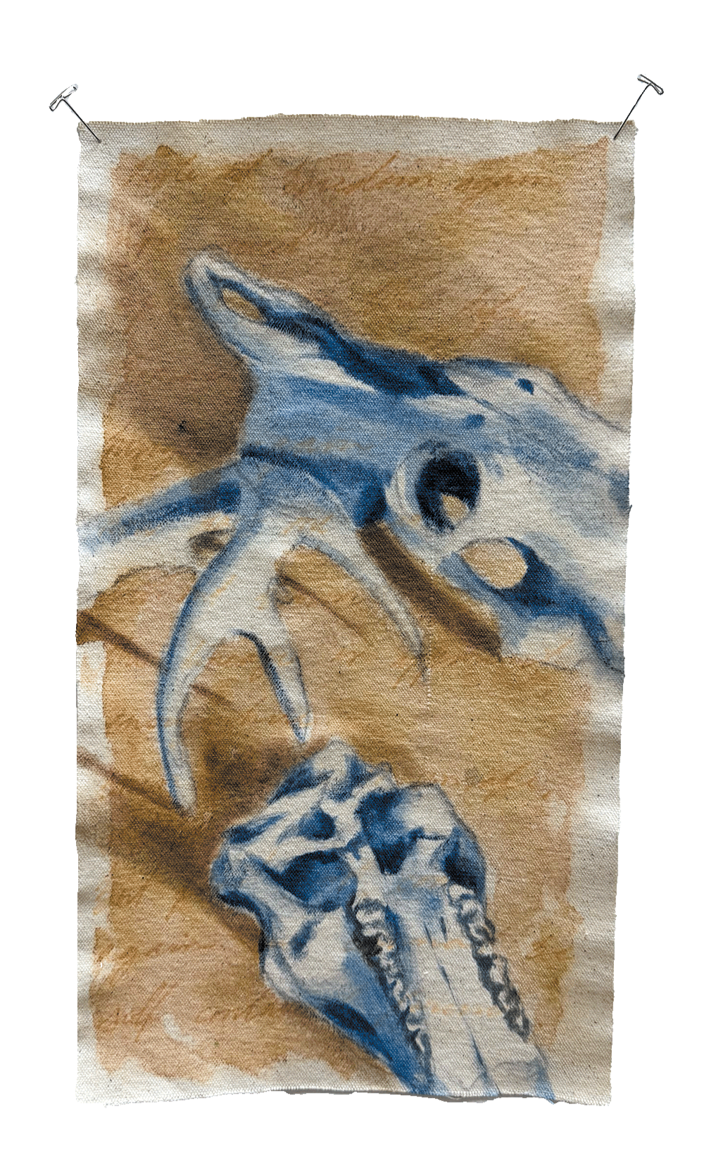 Taste of Boredom 
Oil, acrylic, charcoal on unstretched canvas
9x6 inches
