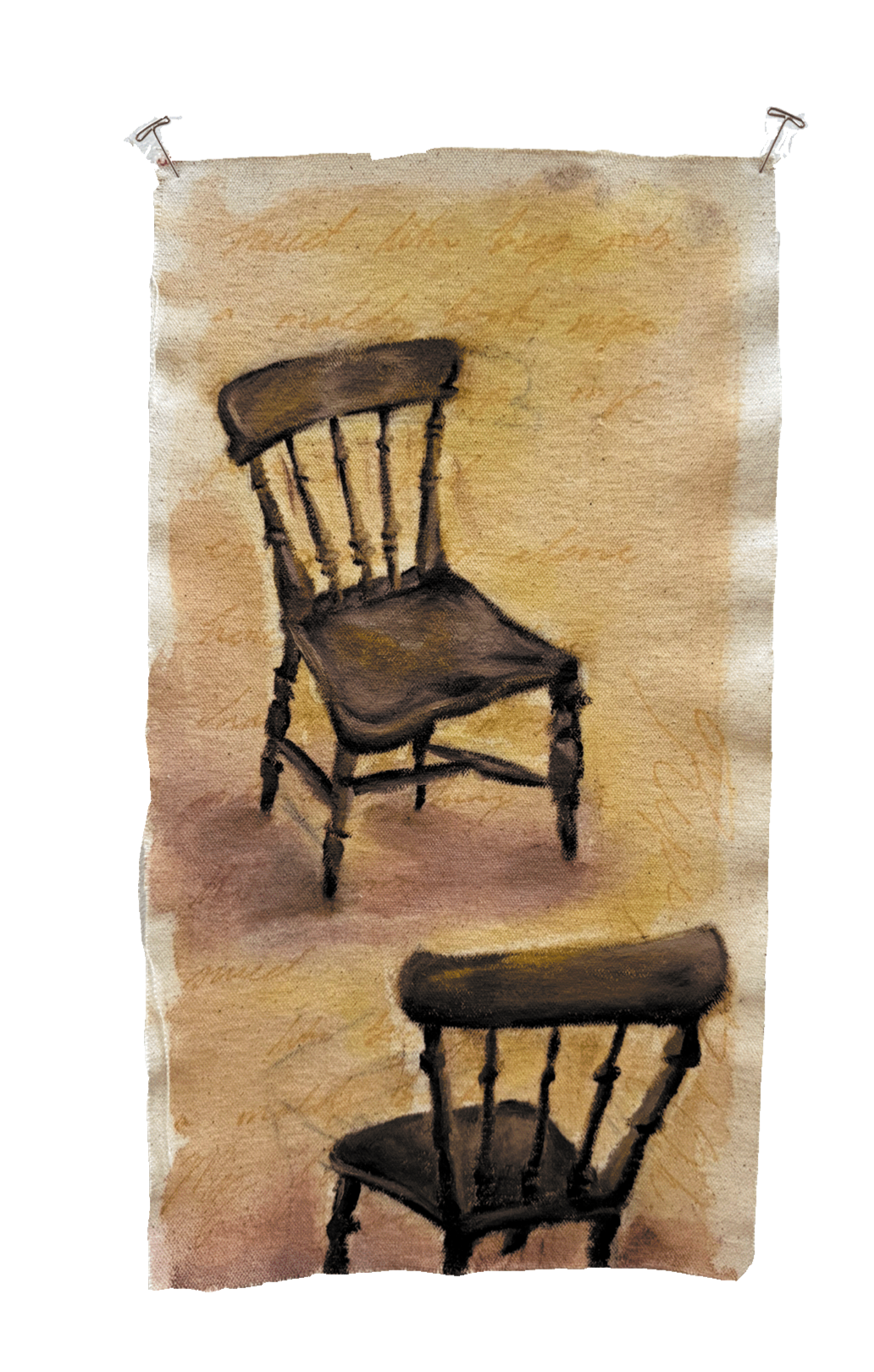 The Most Intimate Thing in the Room
Oil, acrylic, charcoal on unstretched canvas
9x6 inches