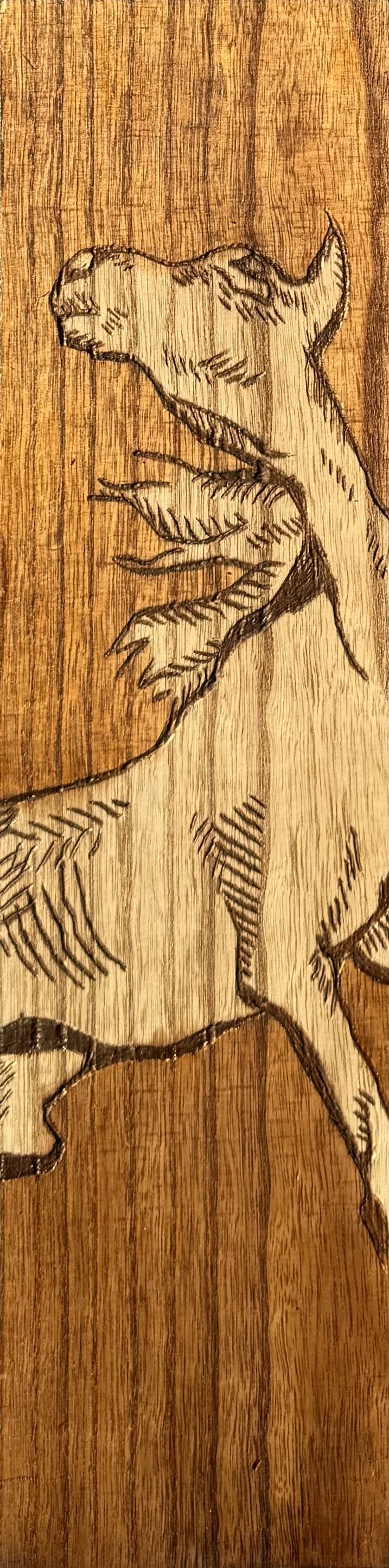 She Remembers Her Bones (2025)
Carved and Stained on Scrap wood
6x24