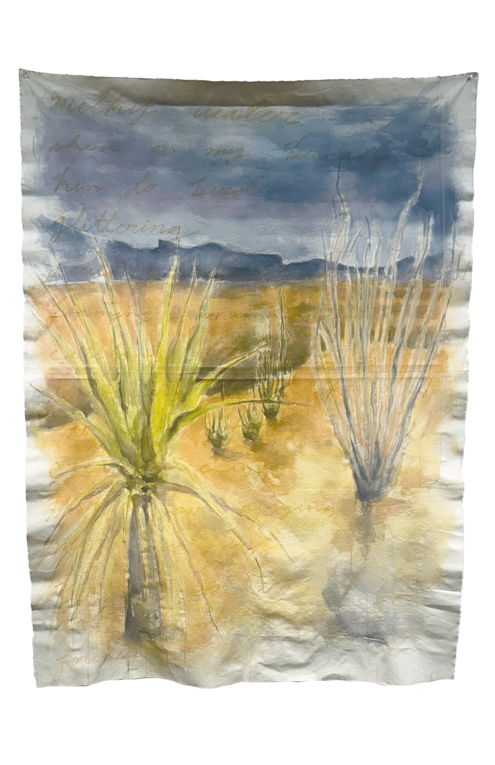 Catching Yellow
Acrylic on unstretched canvas
78x54 inches