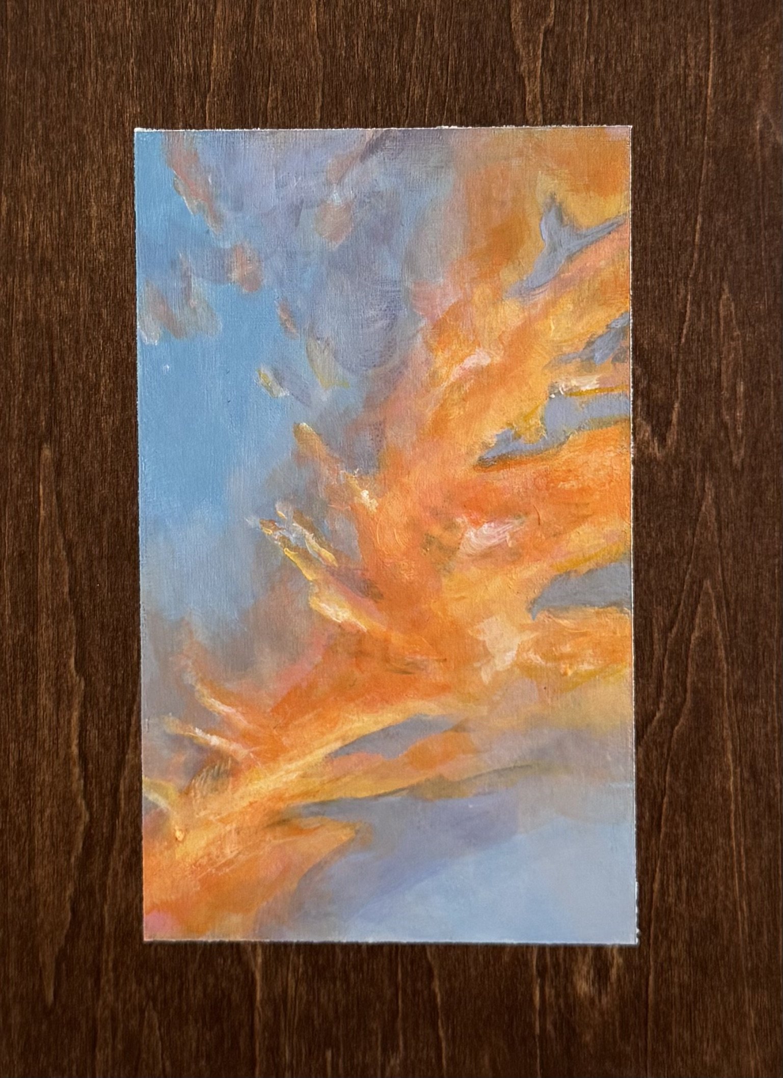 Window to Texas No. 1 (2025)
Acrylic on Wood Panel 
5x7