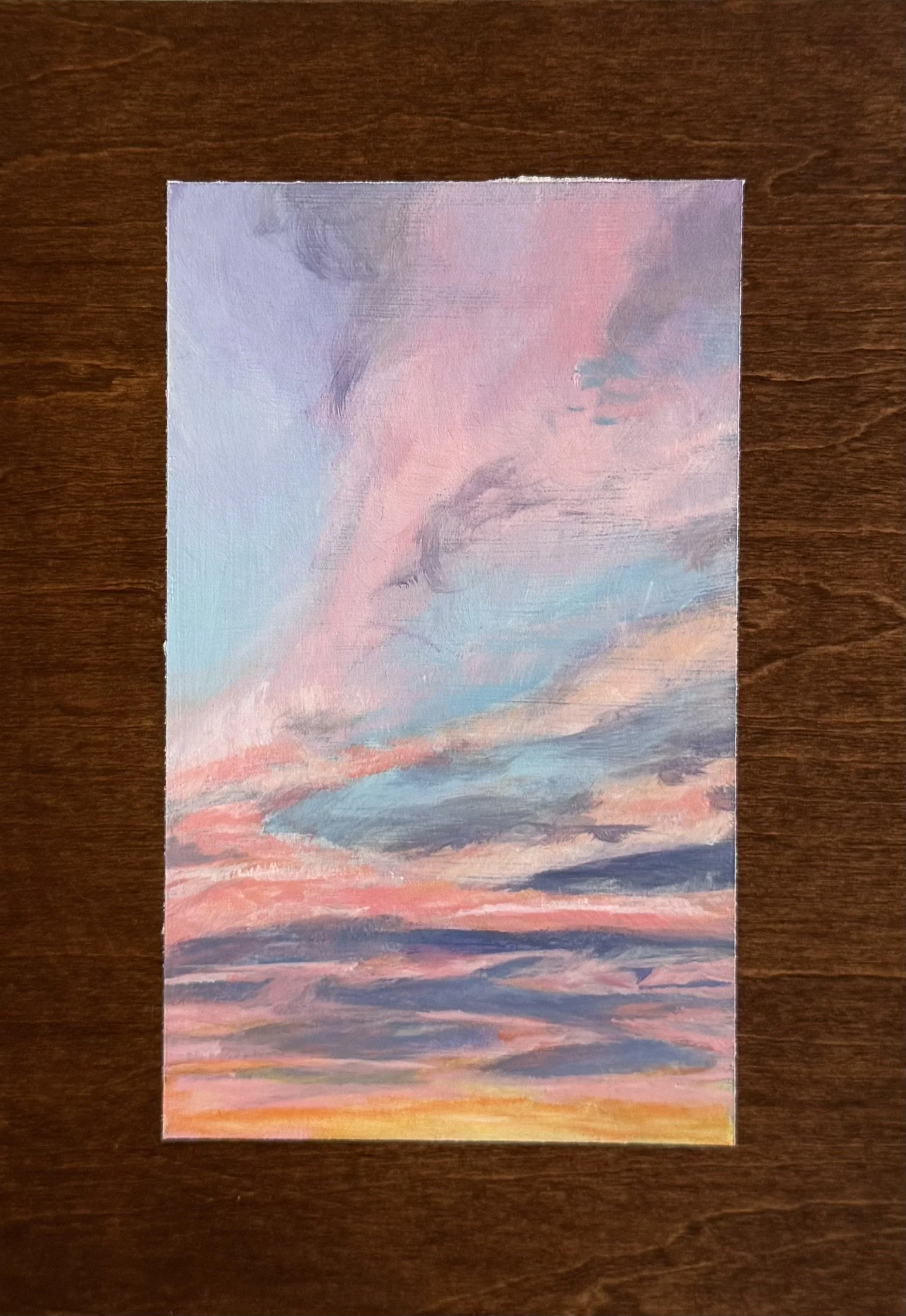 Window to Texas No. 2 (2025)
Acrylic on Wood Panel 
5x7