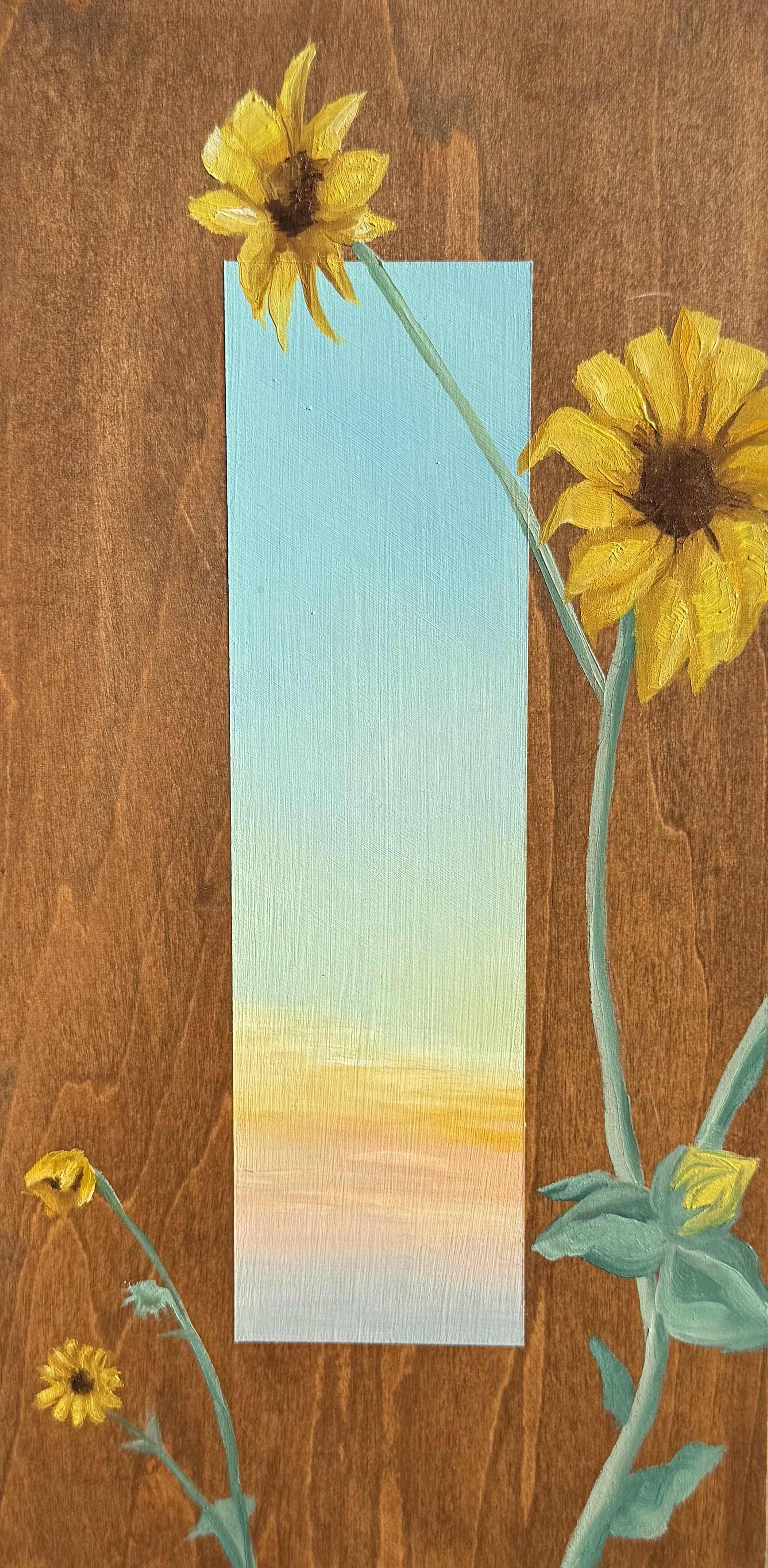 Window to Texas No. 9 (2025)
Oil on wood panel 
12 x 6
SOLD