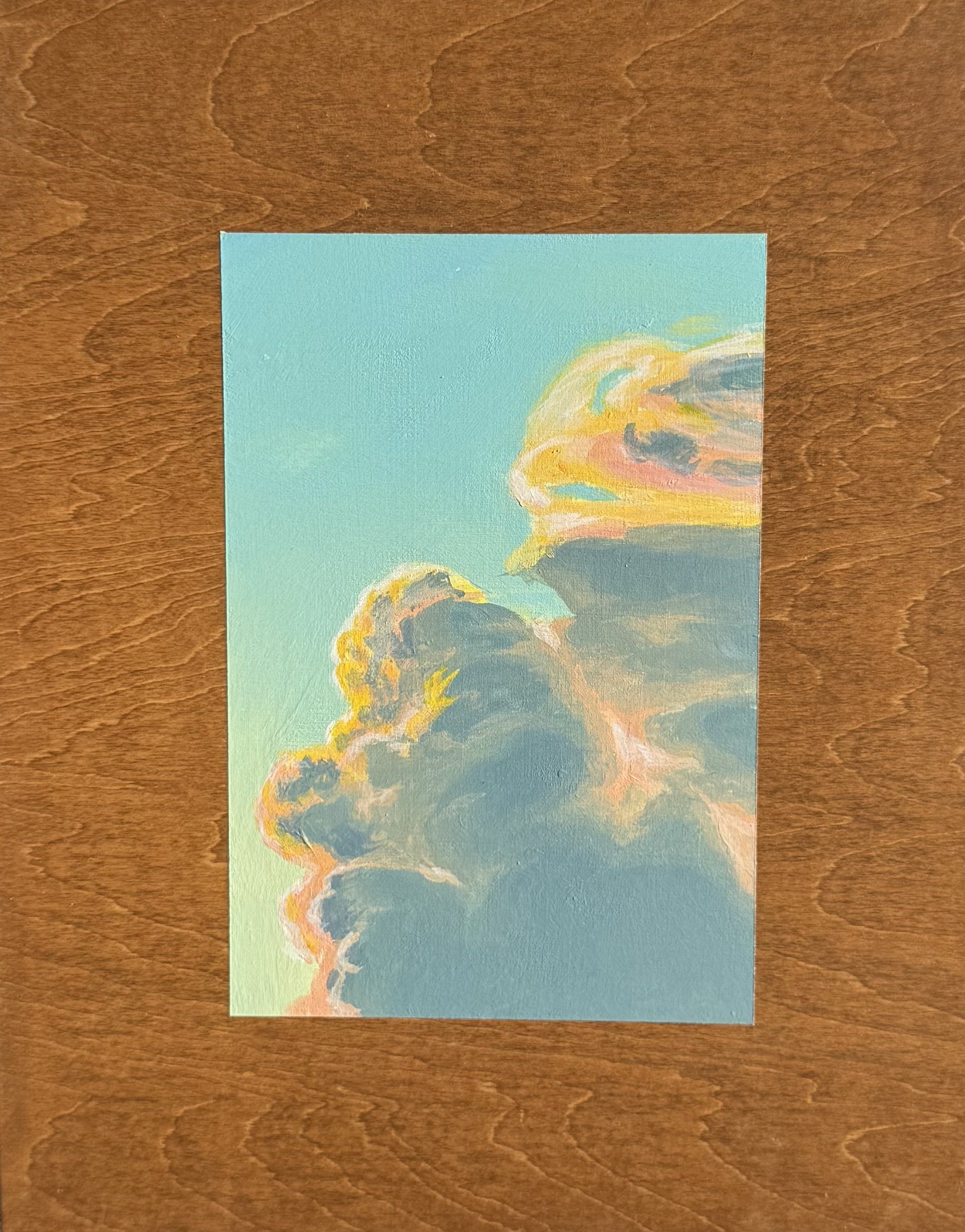 Window to Texas No. 11 (2025)
Acrylic on wood panel 
10 x 8 