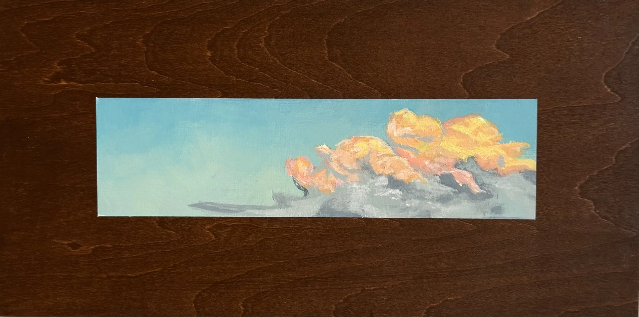 Window to Texas No. 3 (2025)
Acrylic on Wood Panel 
6x12