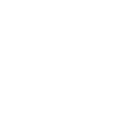 A white compass rose symbol on a black background