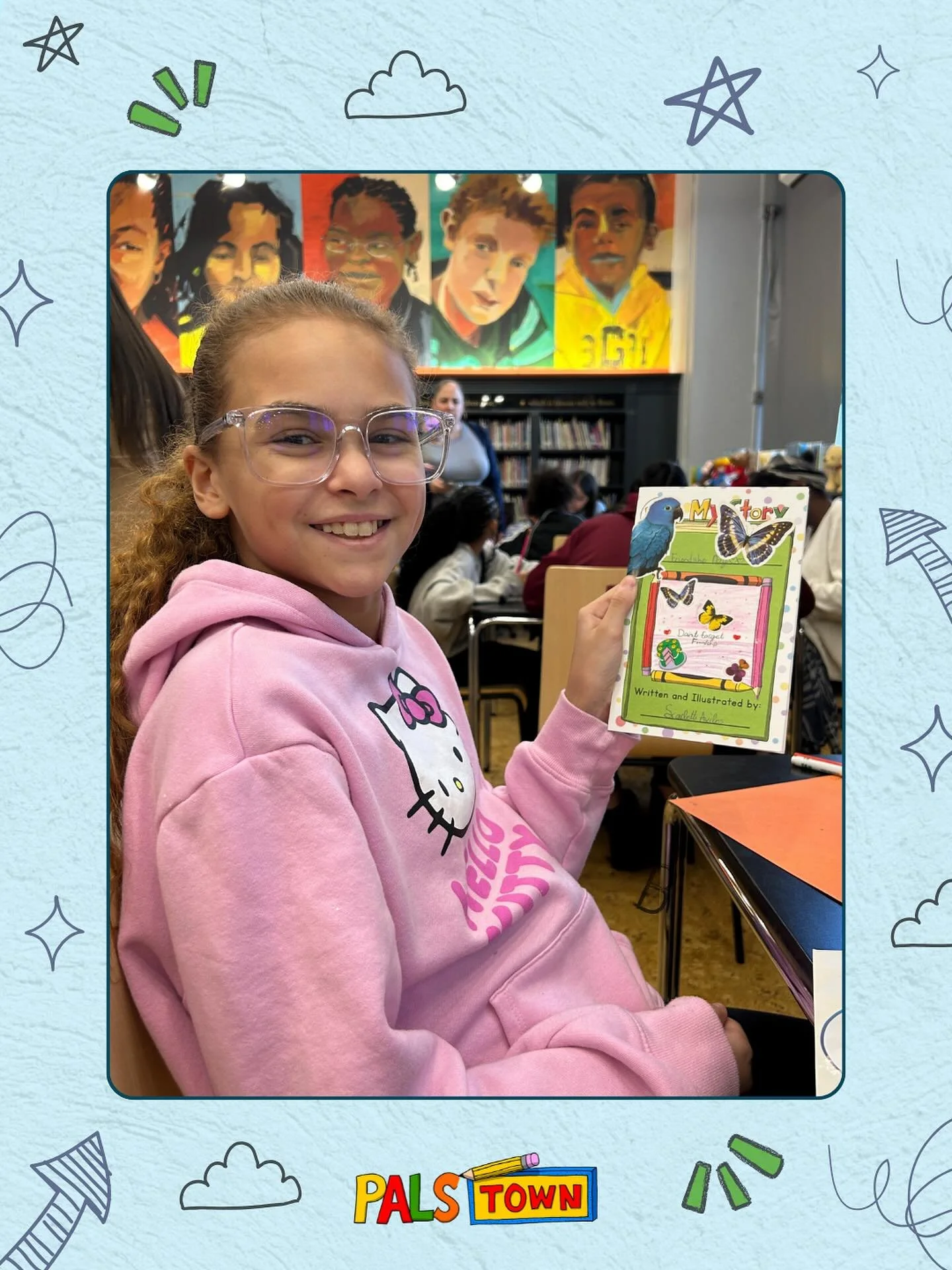 Happy #writingwednesday from your pals in PALS Town! π What are you writing in your My Story book today? π