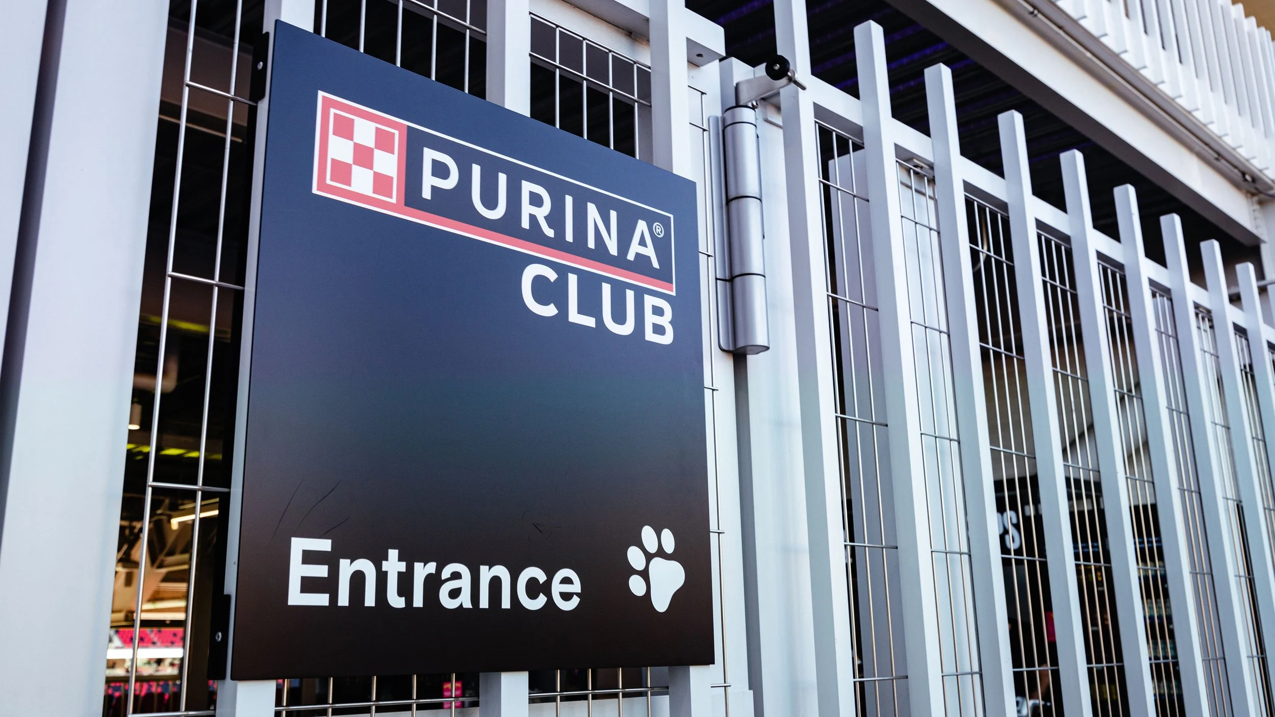 The entrance for Purina Club loge boxes