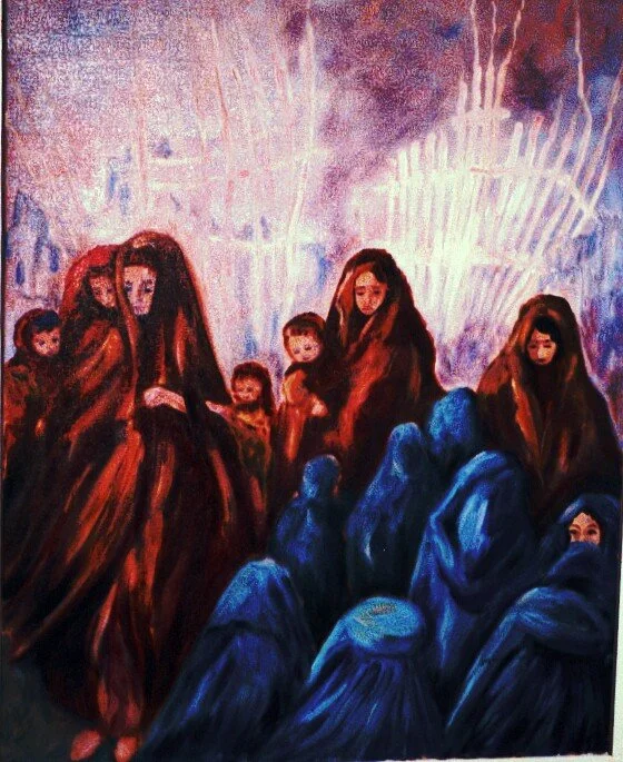 Aftermath of 911_2001-oil_2#A415.jpg