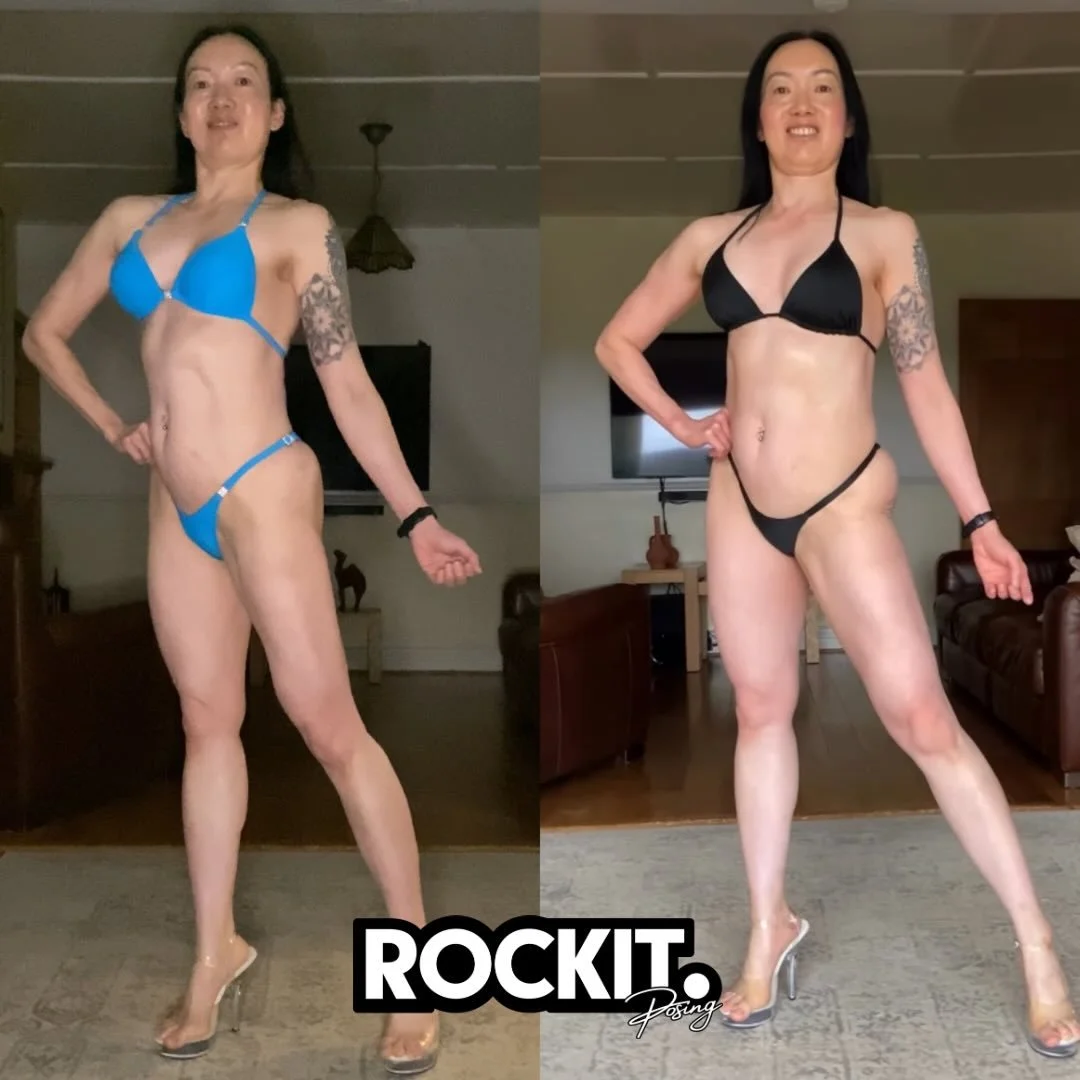 How it started VS how it&rsquo;s going: Bikini to Fitmodel edition ✨👙 

Our athlete @melindahamiltonfitness is progressing so well into her fit model presentation which we started working on in November last year 🔥

(Bear in mind she&rsquo;s been n