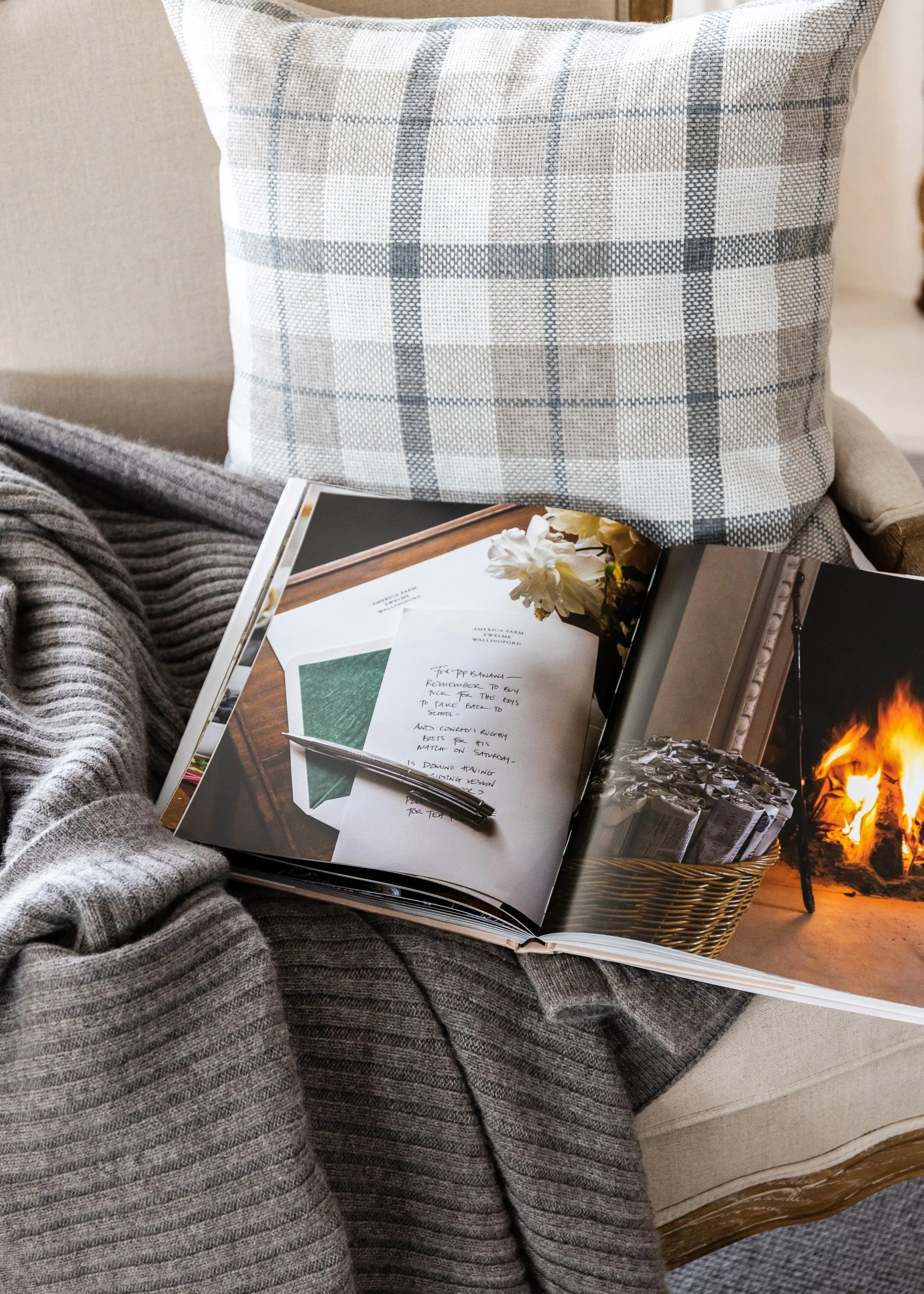 A cozy reading nook with natural light, captured by Sydney interior photographer Diego Pinto in a timeless editorial style.