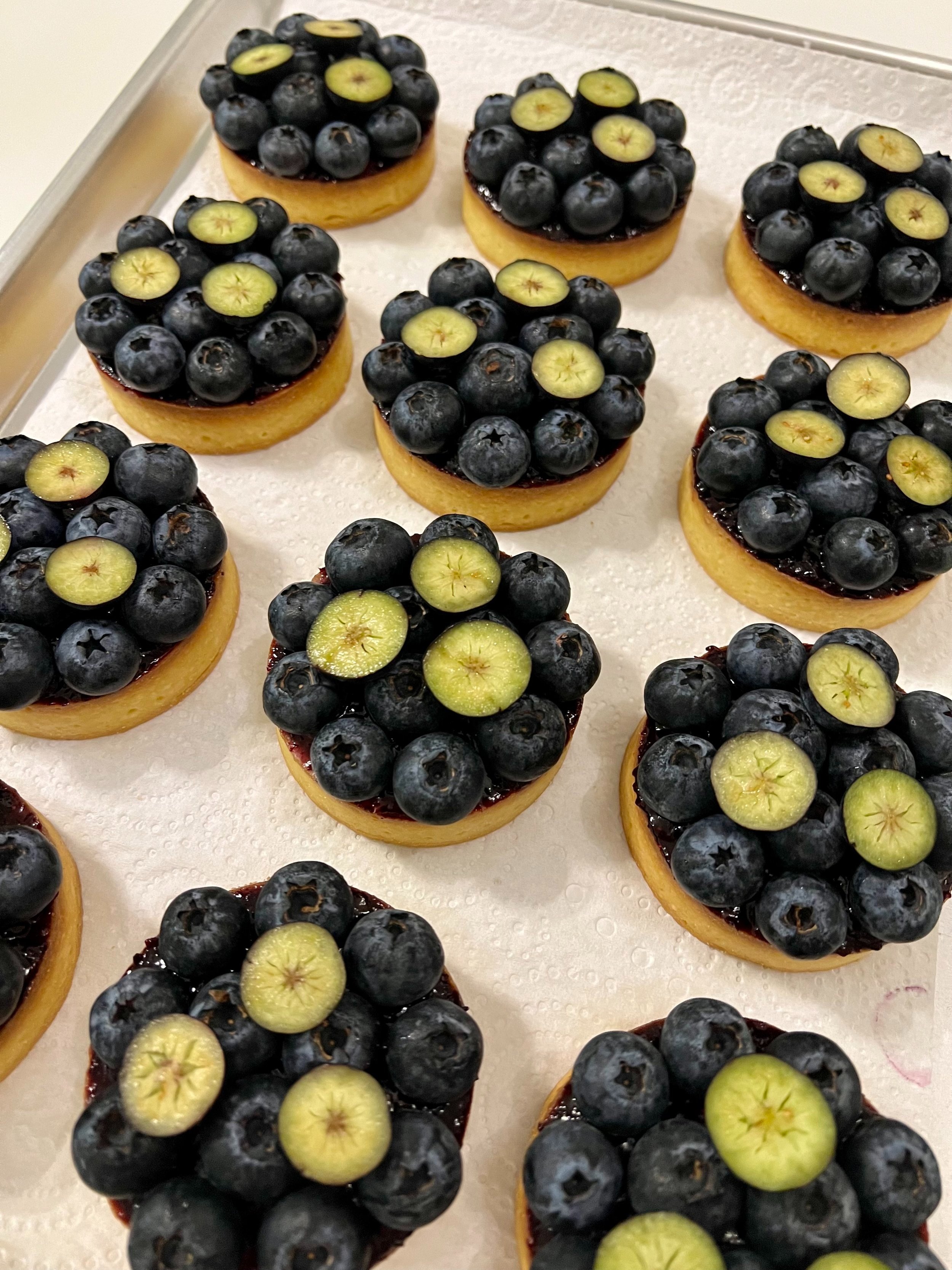 Tartelettes aux myrtilles