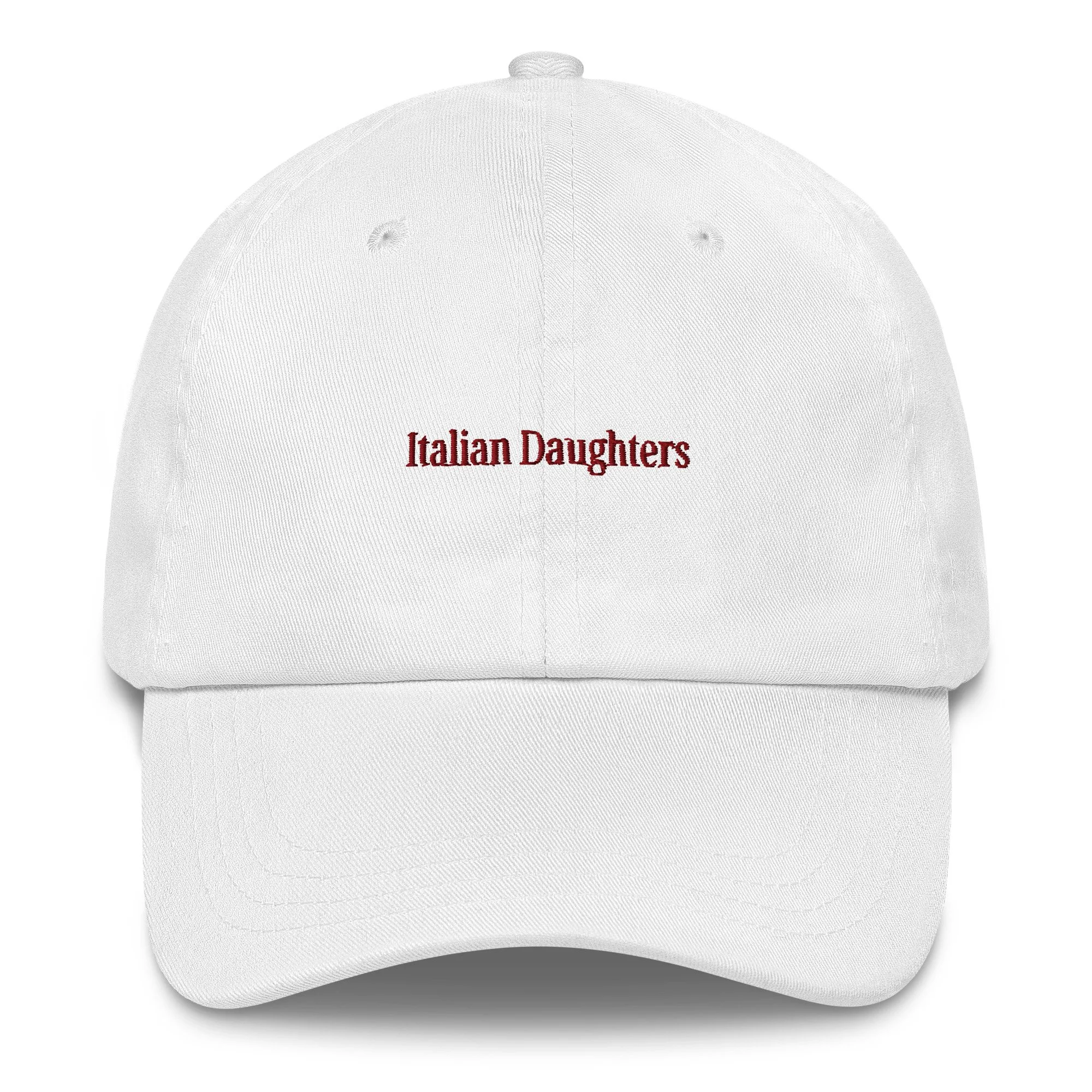 Italian Daughters Dad Cap- Red Logo