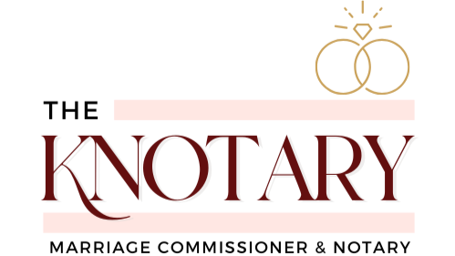 The Knotary - Marriage Commissioner &amp; Notary
