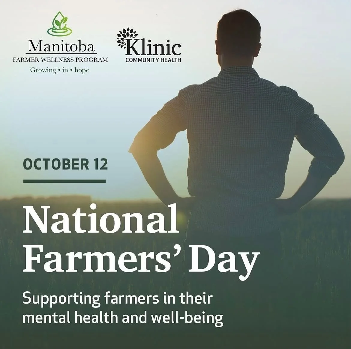 Today, October 12, is National Farmer&rsquo;s Day. 

This is a day to honor and thank all of the hardworking farmers and ranchers who plow, sow, grow, and harvest to feed our nation. We especially rely on farmers to get fresh food on our tables durin