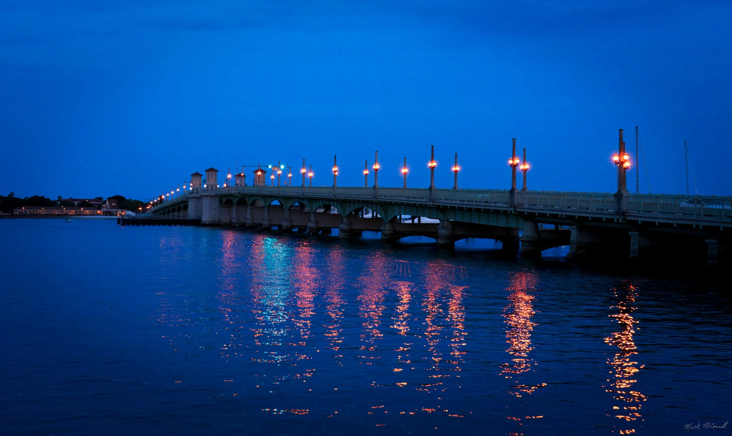 Bridge of Lions at Blue Hour, Saint Augustine