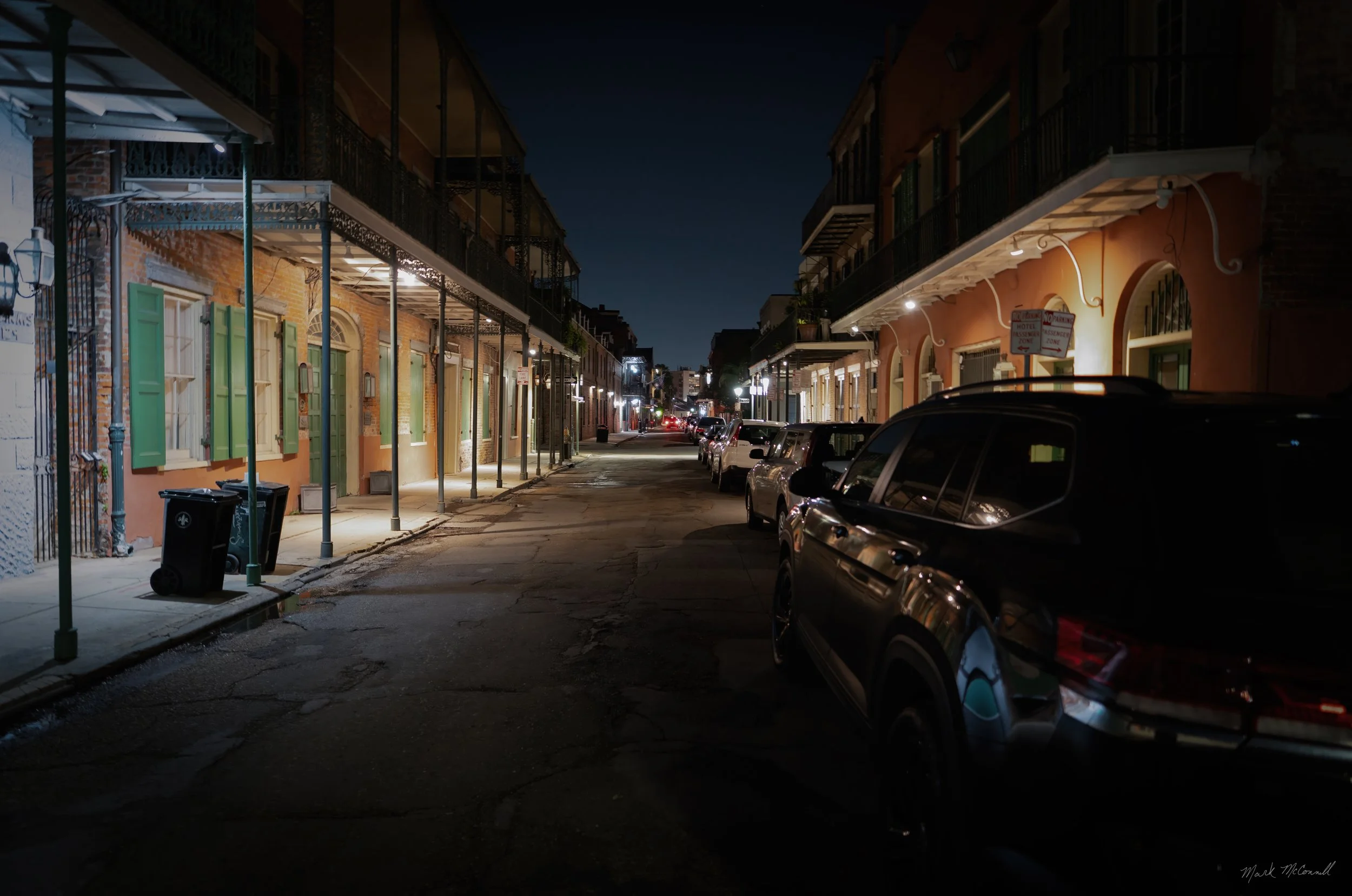French Quarter Empty Street, New Orleans