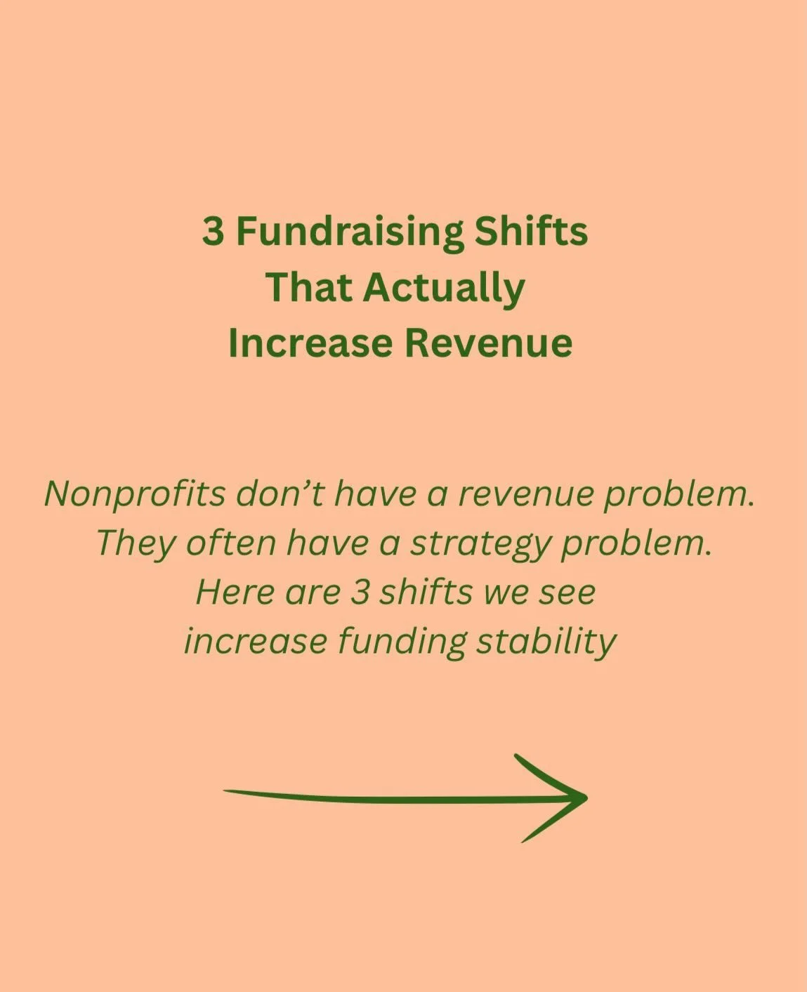Sustainable funding grows from preparation + relationships.

Here&rsquo;s what the data consistently shows:

📊 Organizations that focus on aligned funders (instead of volume) see higher win rates and stronger renewal potential.
📊 Repeat funders are
